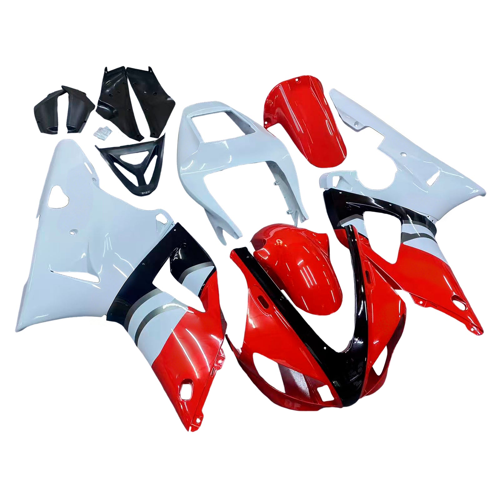 1998-1999 Yamaha YZF-R1 Injection Fairing Kit Karosseri Plast ABS
