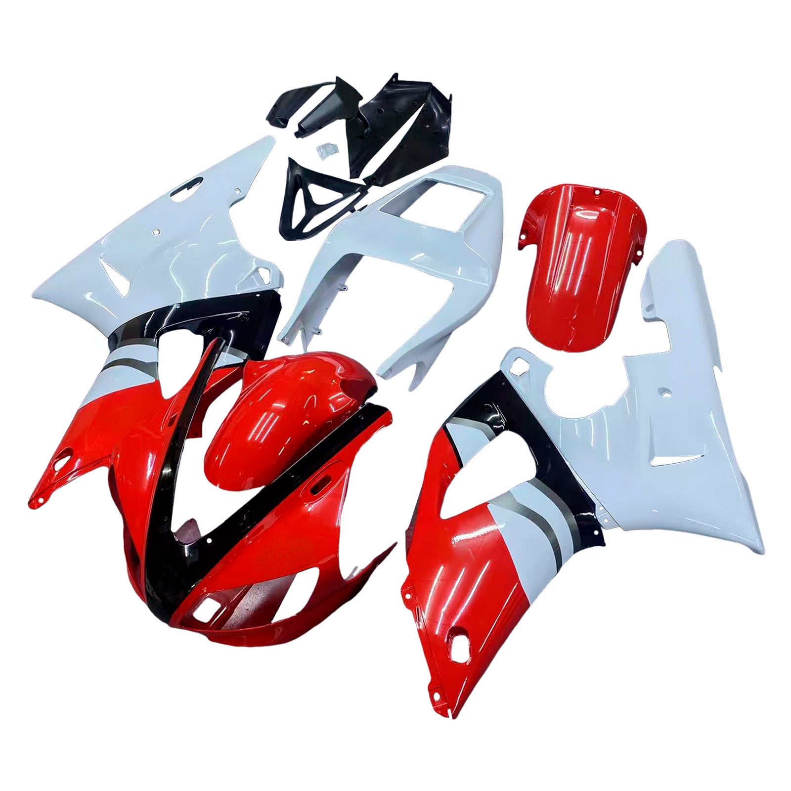 1998-1999 Yamaha YZF-R1 Injection Fairing Kit Karosseri Plast ABS
