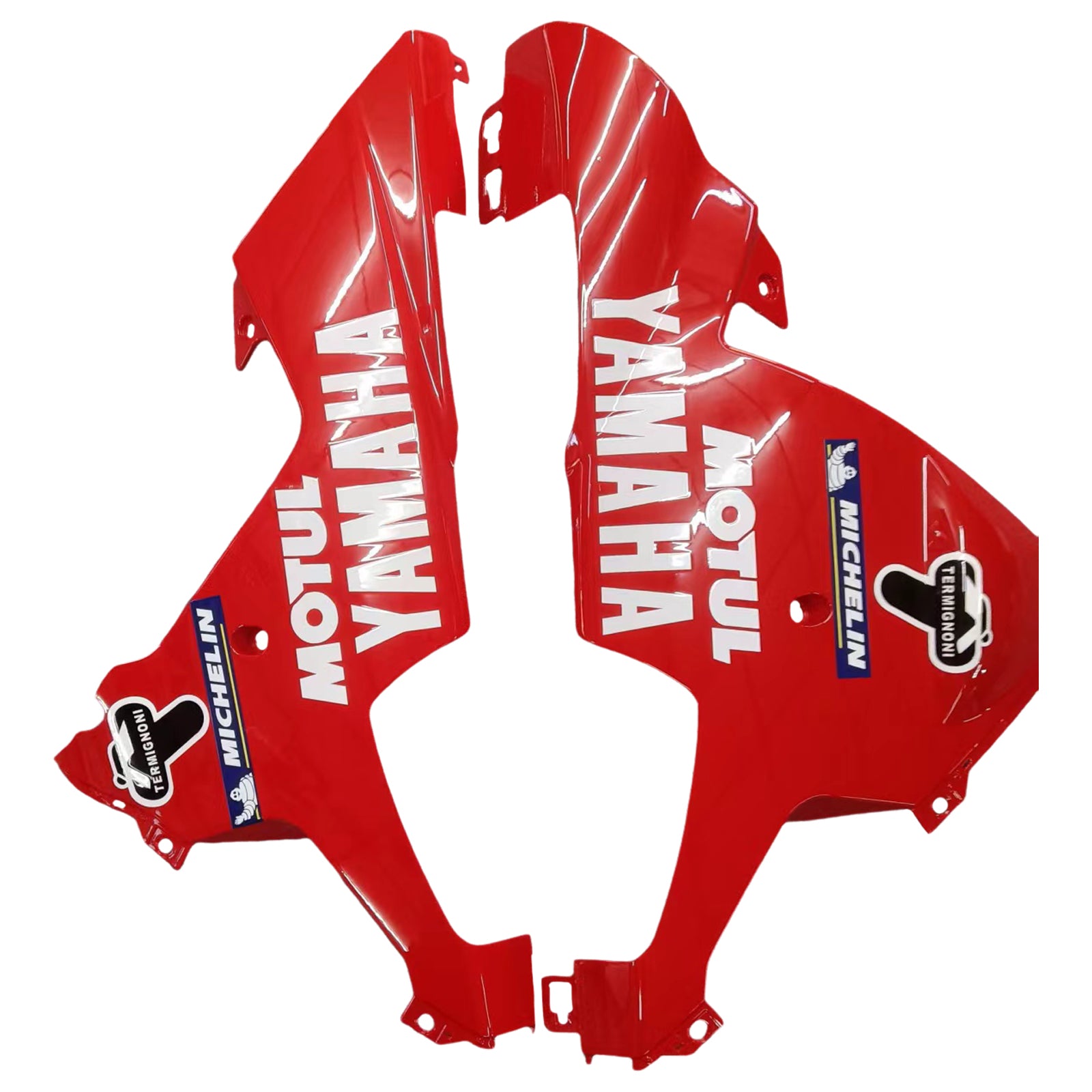 2002-2003 Yamaha YZF-R1 Red Silver Fortuna Racing Fairings Generic