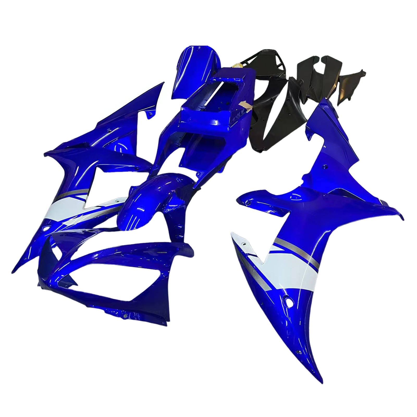 2002-2003 Yamaha YZF-R1 Super Blue Racing stroomlijnkappen algemeen
