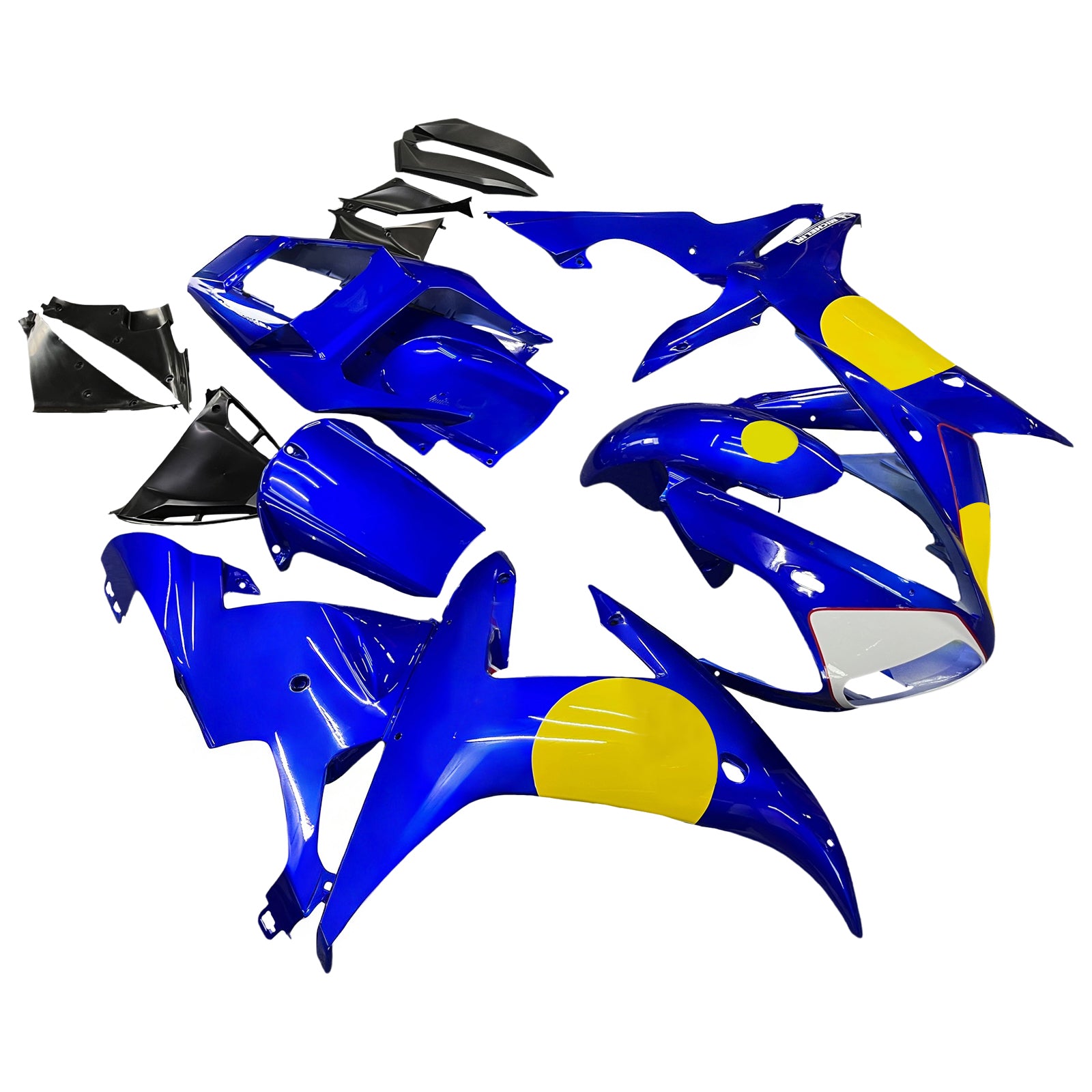 2002-2003 Yamaha YZF 1000 R1 Injectiekuipset Carrosserie Kunststof ABS #102
