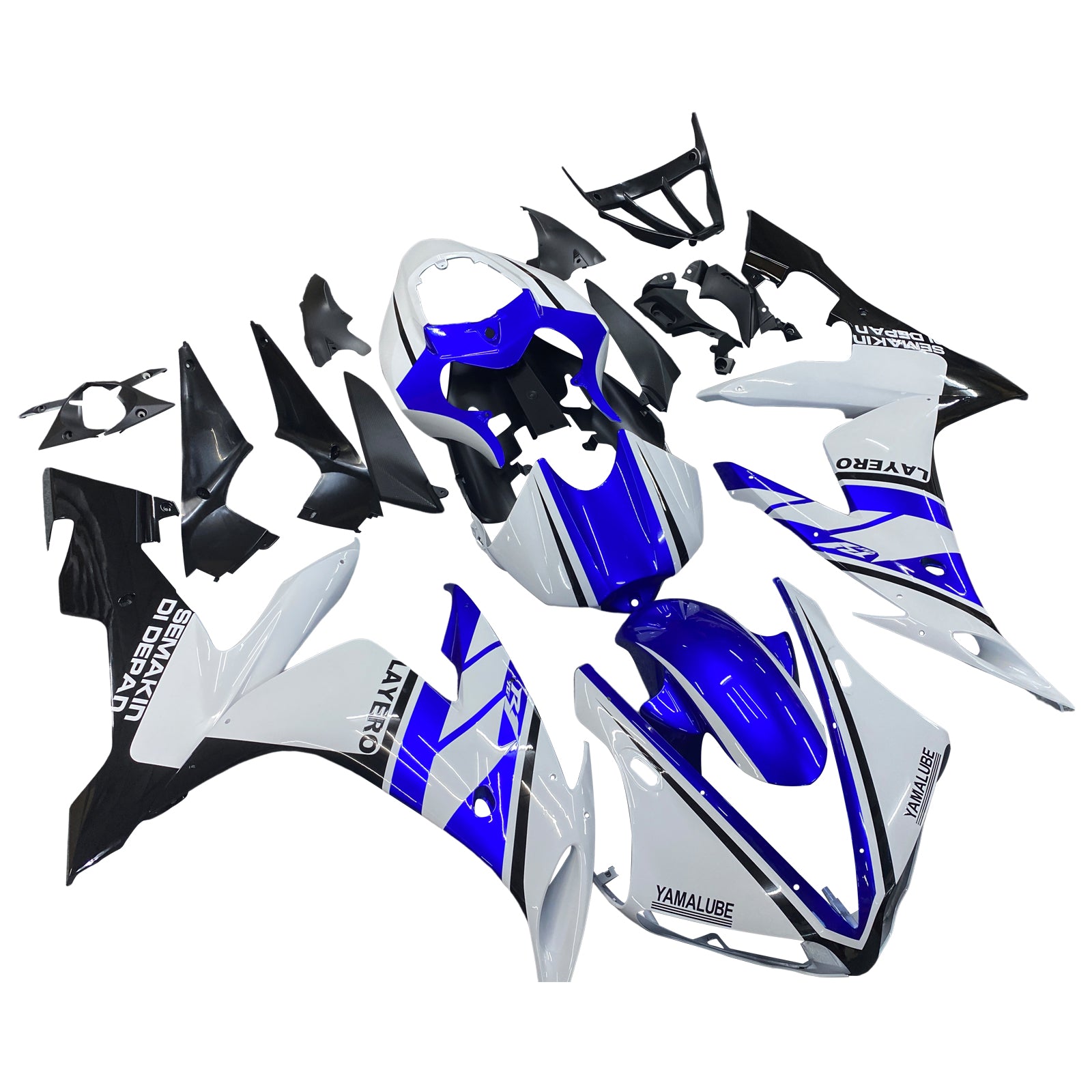 2004-2006 Yamaha YZF 1000 R1 Kit de carénage carrosserie plastique ABS