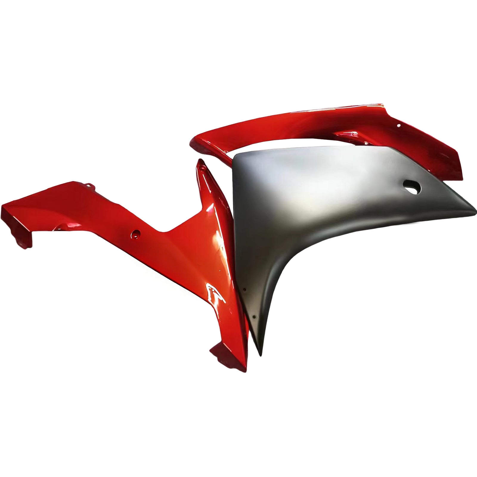 2007-2008 Yamaha YZF-R1 Rouge Cerise Noir R1 Racing Carénages Amotopart Carénages des douanes