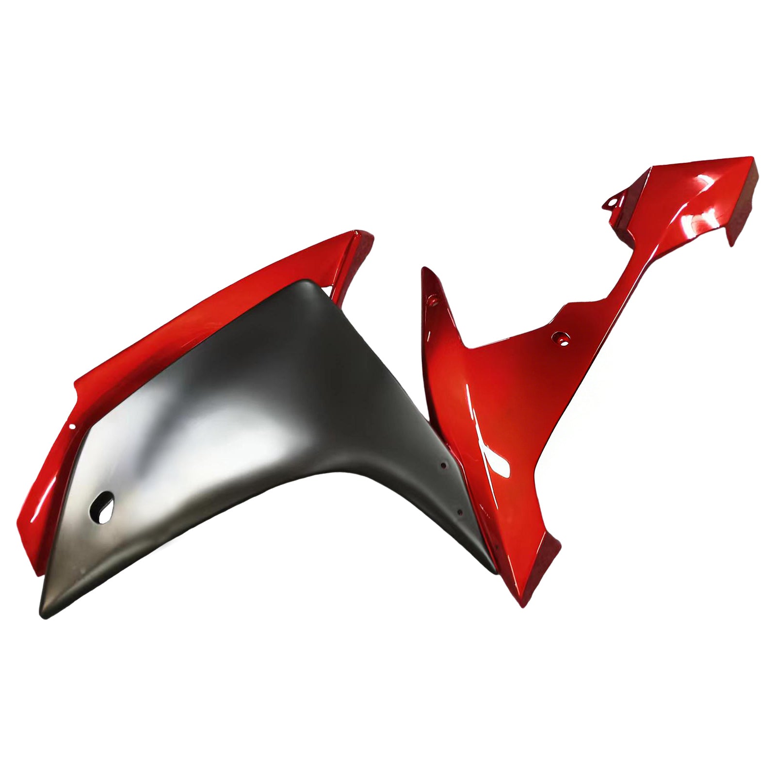 2007-2008 Yamaha YZF-R1 Rouge Cerise Noir R1 Racing Carénages Amotopart Carénages des douanes