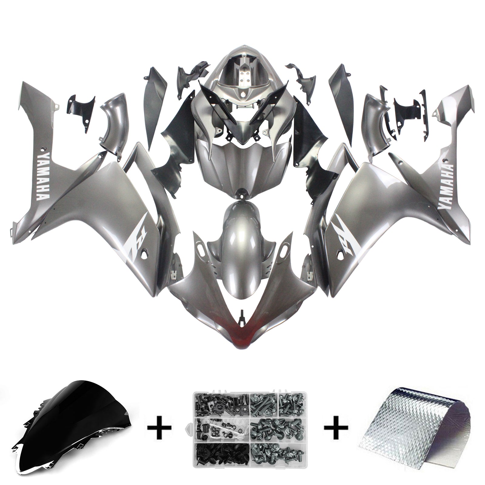 2007-2008 Yamaha YZF 1000 R1 Injection Fairing Kit Bodywork Plastic ABS #110