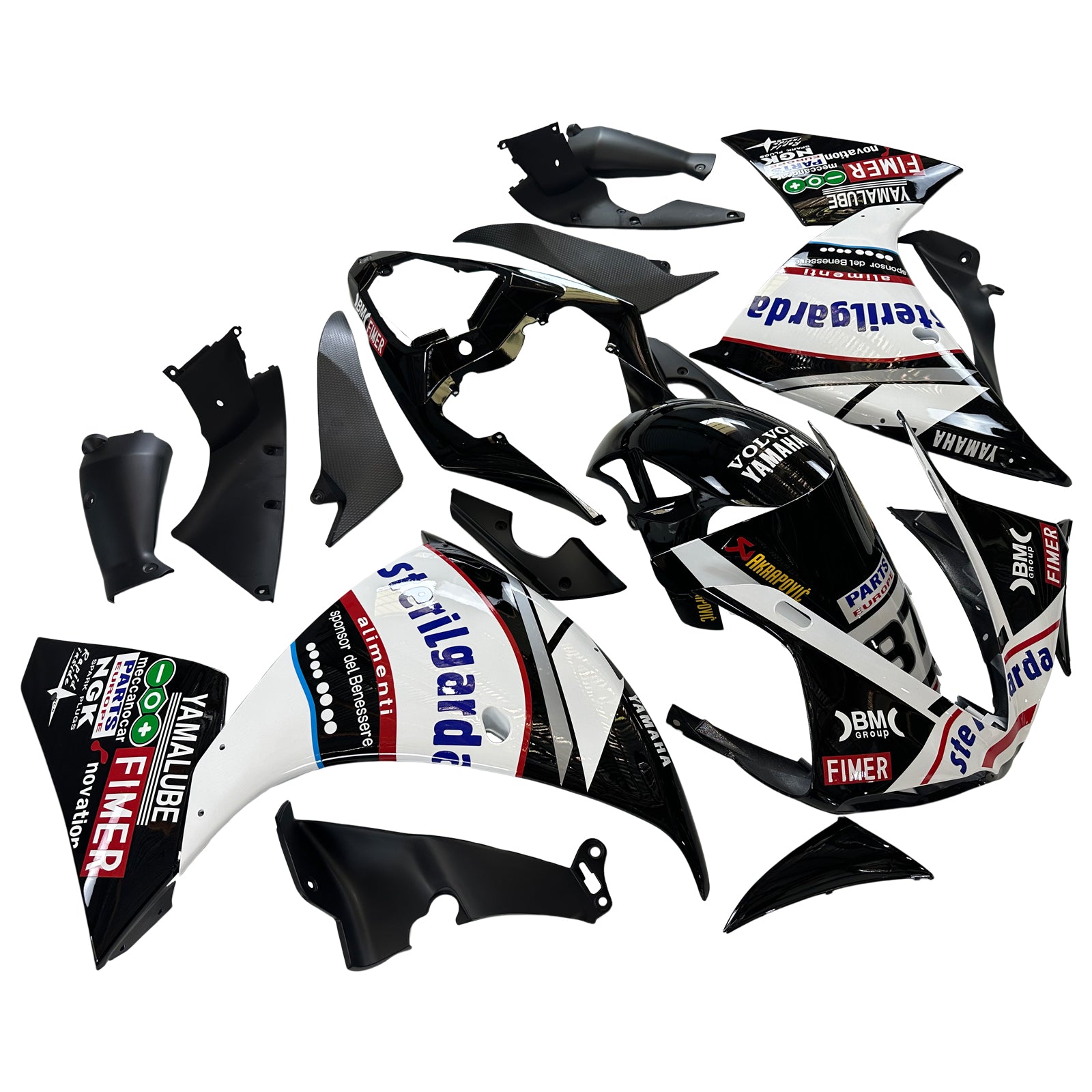 2009-2011 Yamaha YZF 1000 R1 Injection Fairing Kit Bodywork Plastic ABS #121