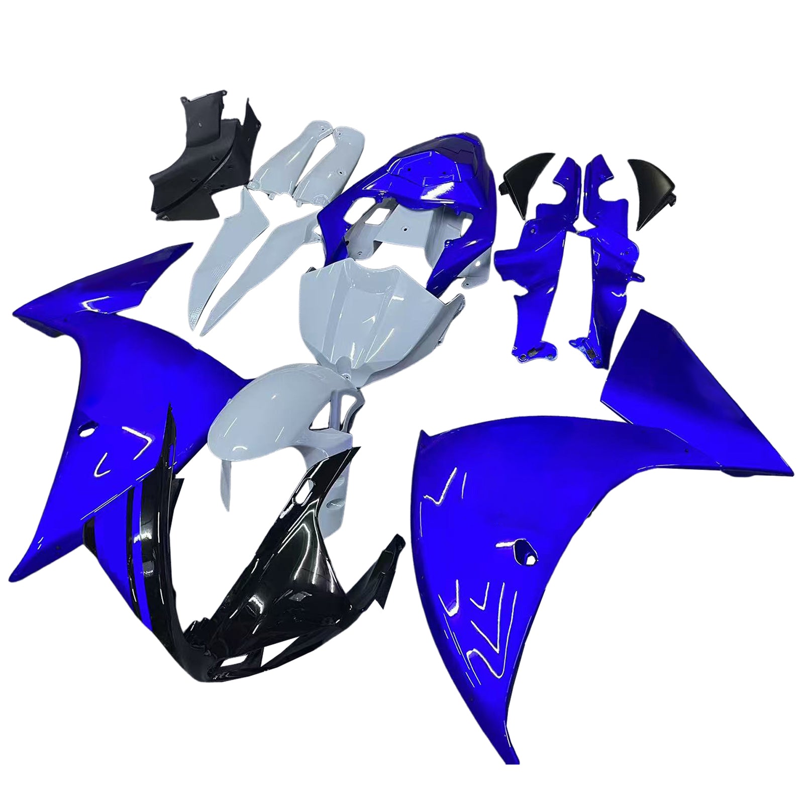 2009-2011 Yamaha YZF 1000 R1 Kit de carénage d'injection carrosserie plastique ABS # 169