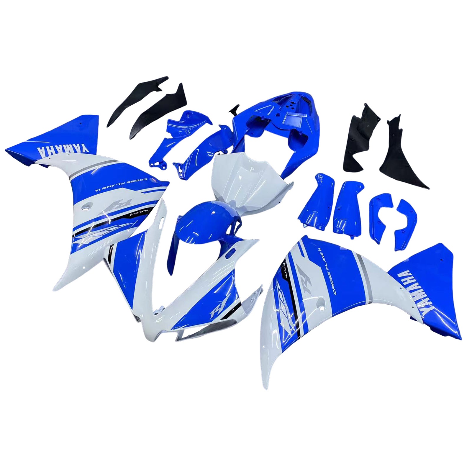 2012-2014 Yamaha R1 Fairing Blue&White Color Kit