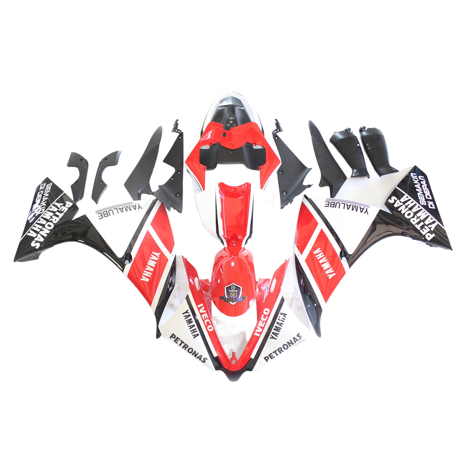 2012-2014 Yamaha YZF 1000 R1 Amotopart Injection Fairing Kit Bodywork Plastic ABS #102