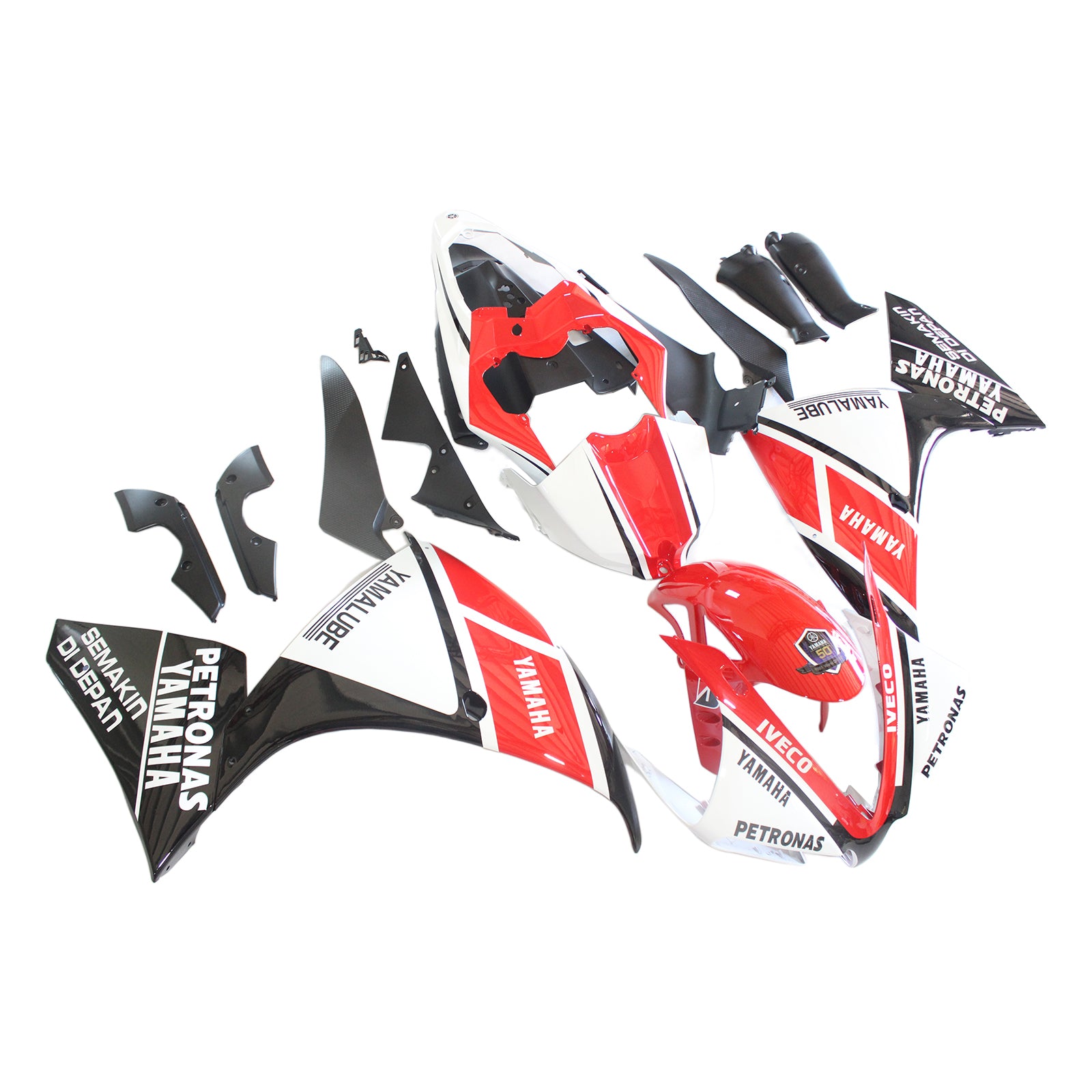 2012-2014 Yamaha YZF 1000 R1 Amotopart Injection Fairing Kit Bodywork Plastic ABS #102