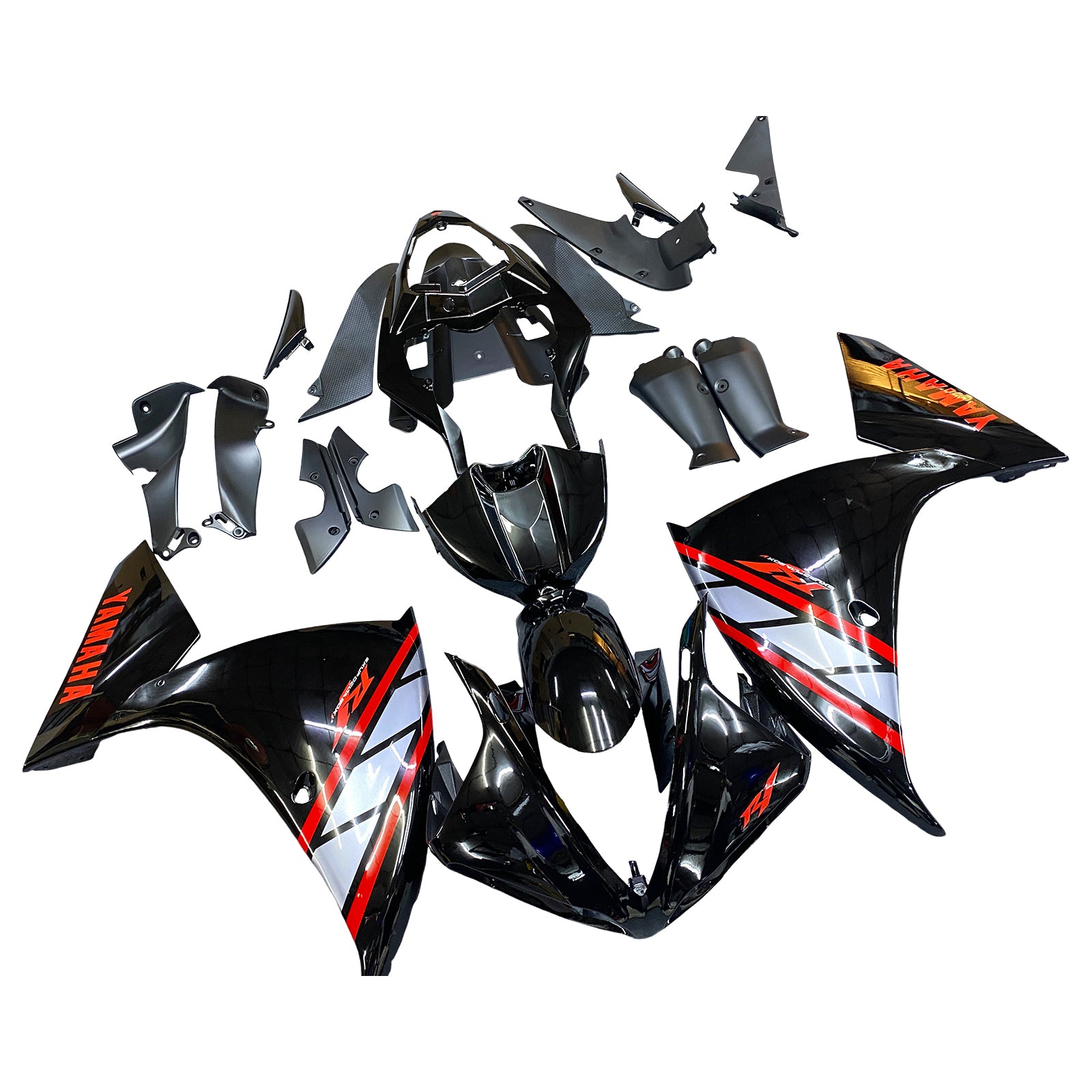 2012-2014 Yamaha YZF-R1 Injection Fairing Kit Bodywork Plastic ABS