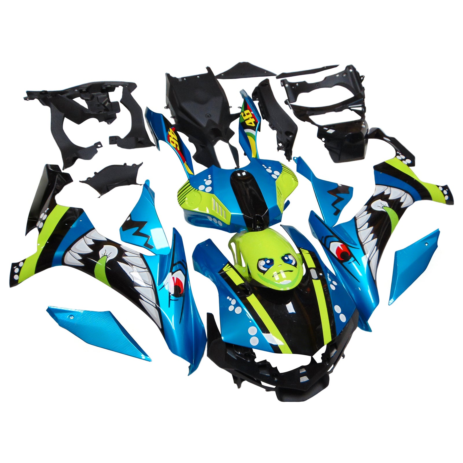 Kit de carénage Yamaha YZF 1000 R1 2015-2019 générique
