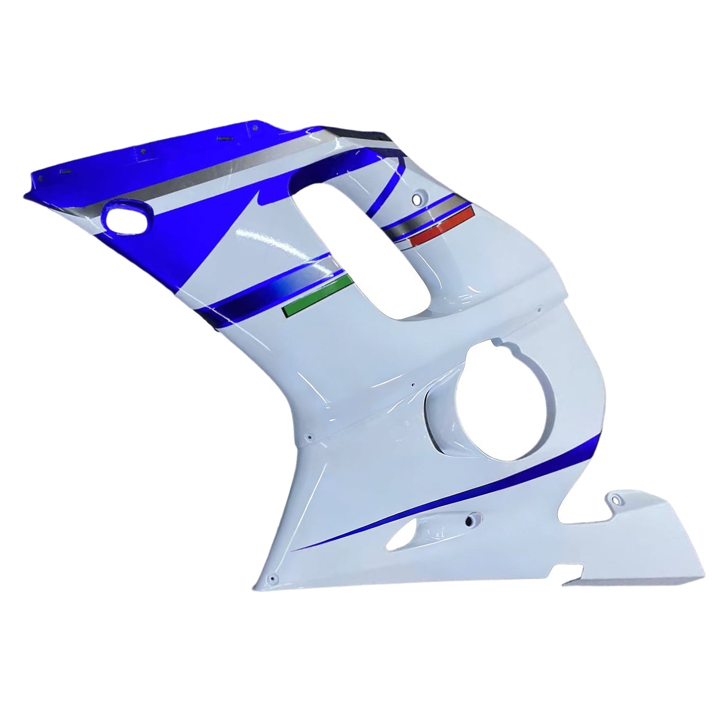 Yamaha YZF-R6 Branca 1998-2002 & Carenagens Amotopart Azul No.46 FIAT R6 Racing Customizadas