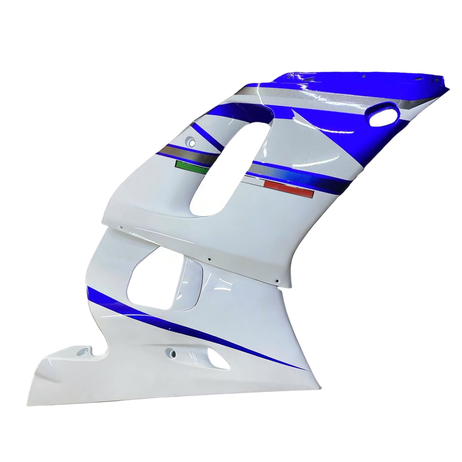 Yamaha YZF-R6 Branca 1998-2002 & Carenagens Amotopart Azul No.46 FIAT R6 Racing Customizadas