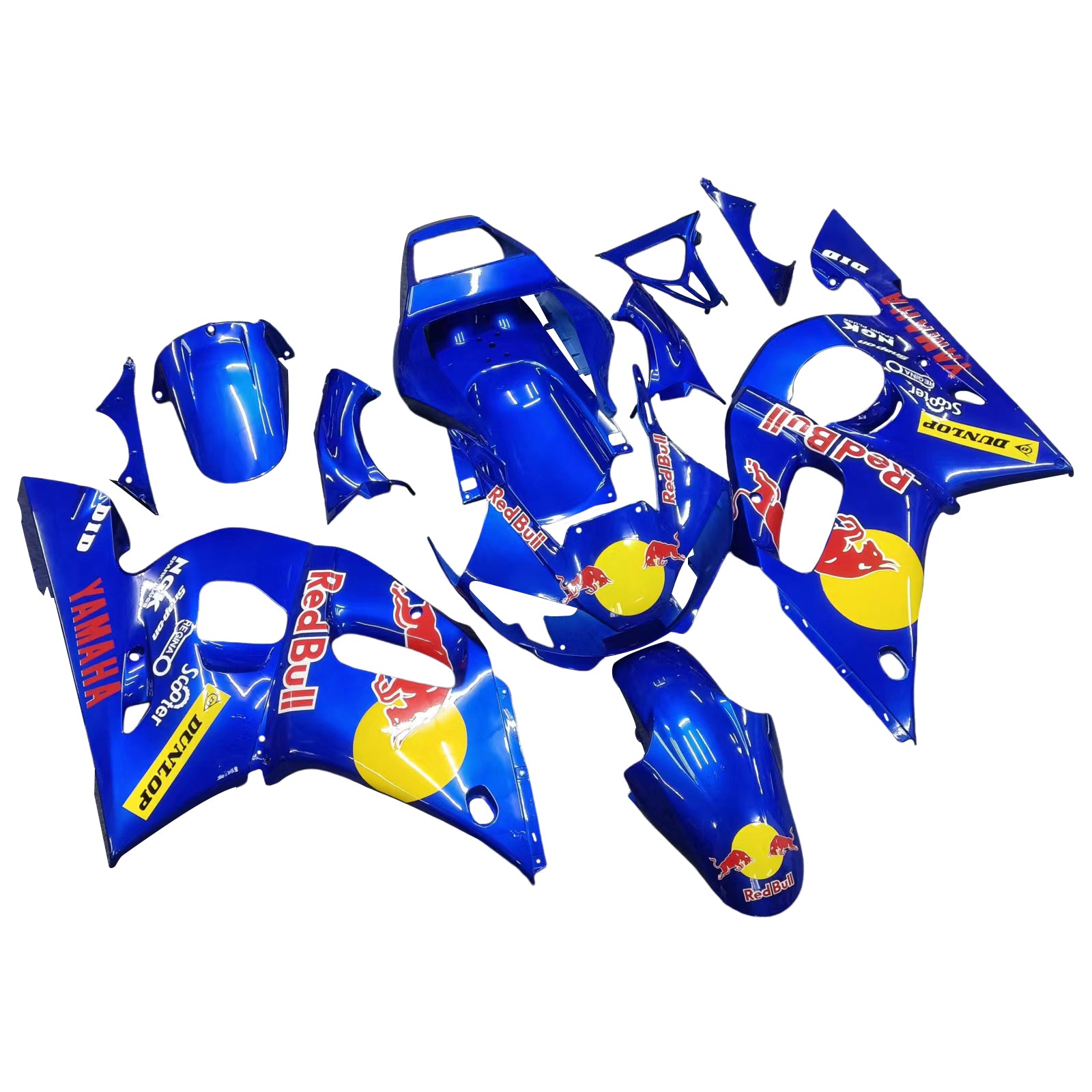 1998-2002 Yamaha YZF 600 R6 Kit de carénage d'injection carrosserie plastique ABS #111