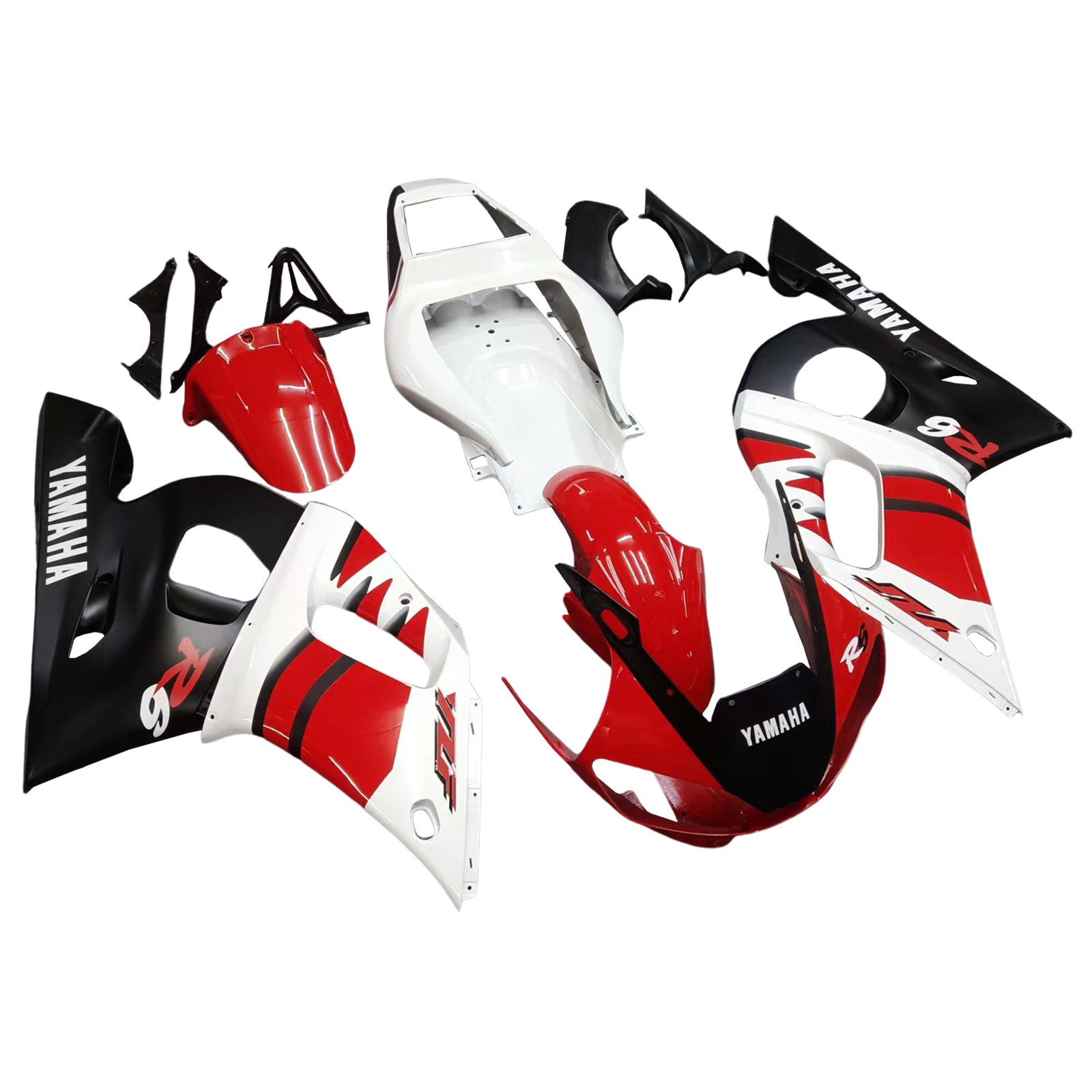 1998-2002 Yamaha YZF 600 R6 Injection Fairing Kit Bodywork Plastic ABS #112