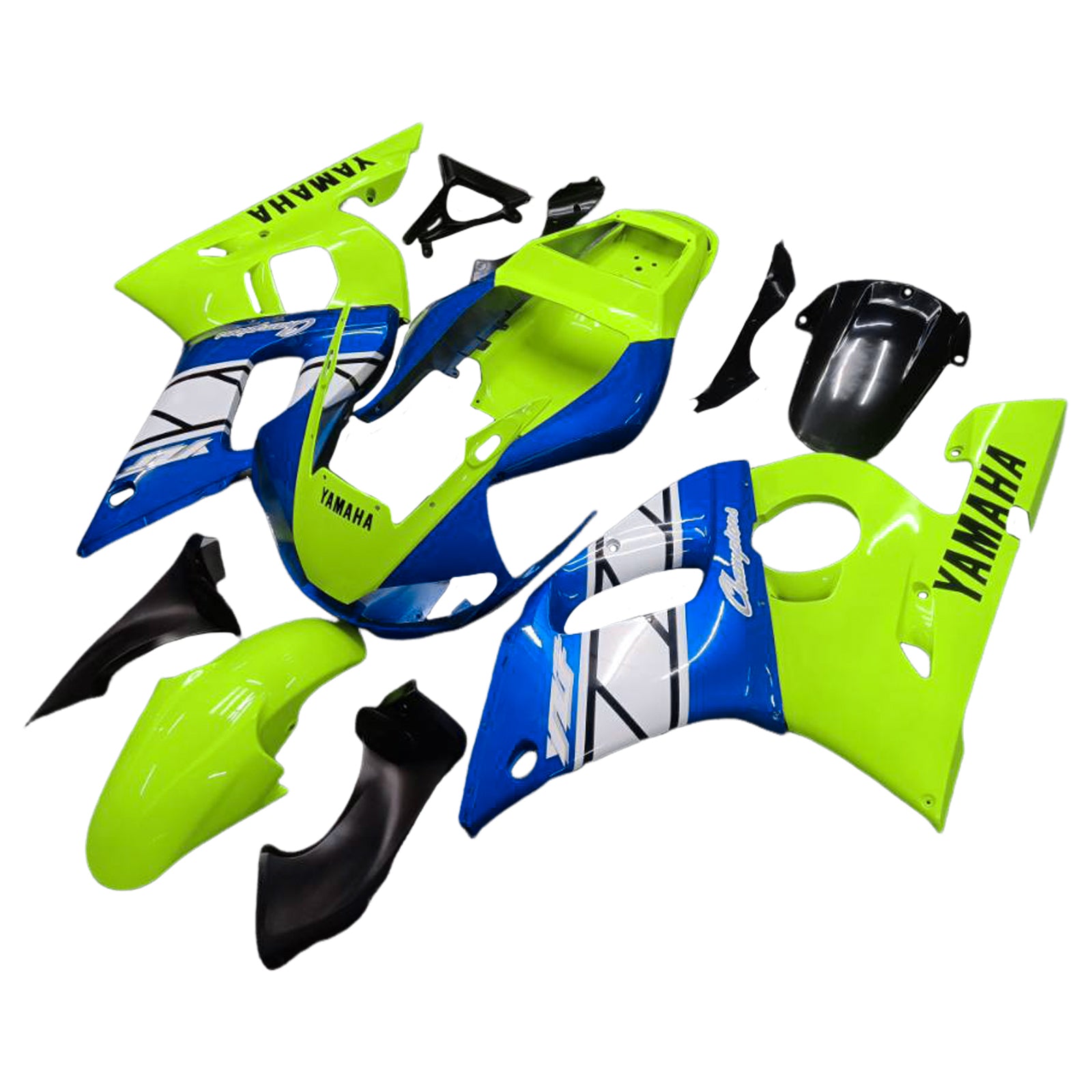 1998-2002 Yamaha YZF 600 R6 Injection Fairing Kit Bodywork Plastic ABS #127