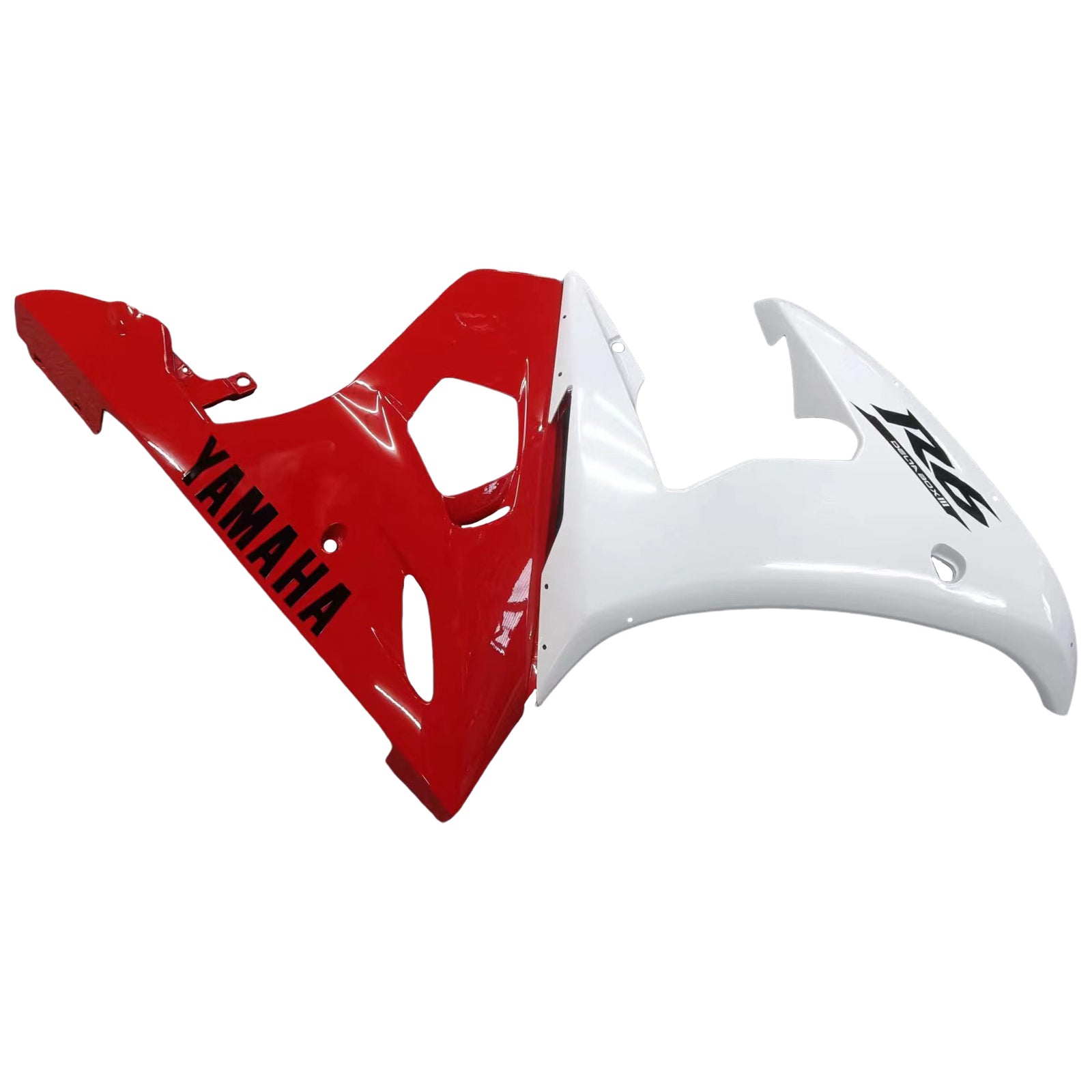 2003-2004 Yamaha R6 & 2006-2009 YZF R6S Fairing Red Mix White Kit