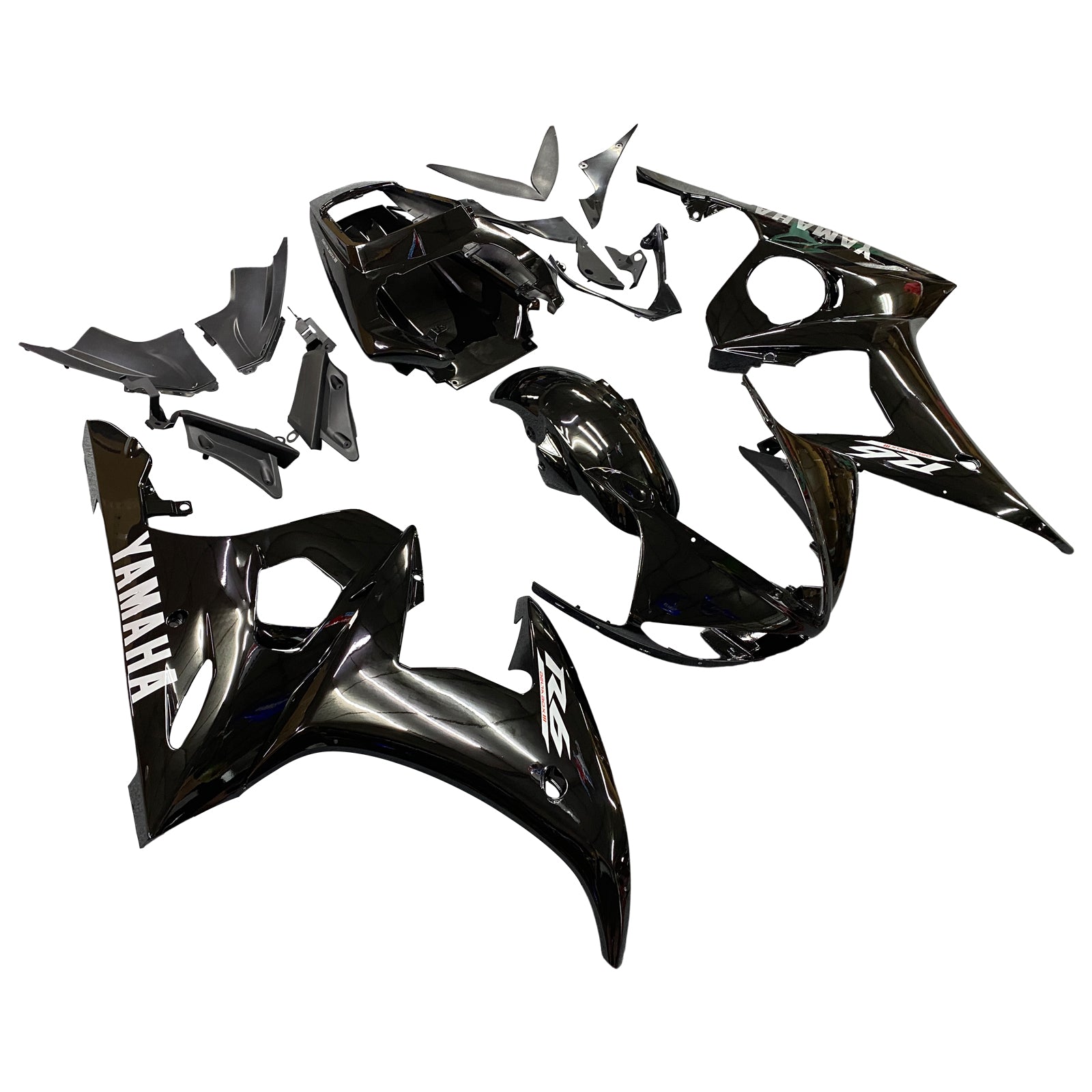 2003-2004 Yamaha R6 & 2006-2009 YZF R6S Fairing G-Black Kit