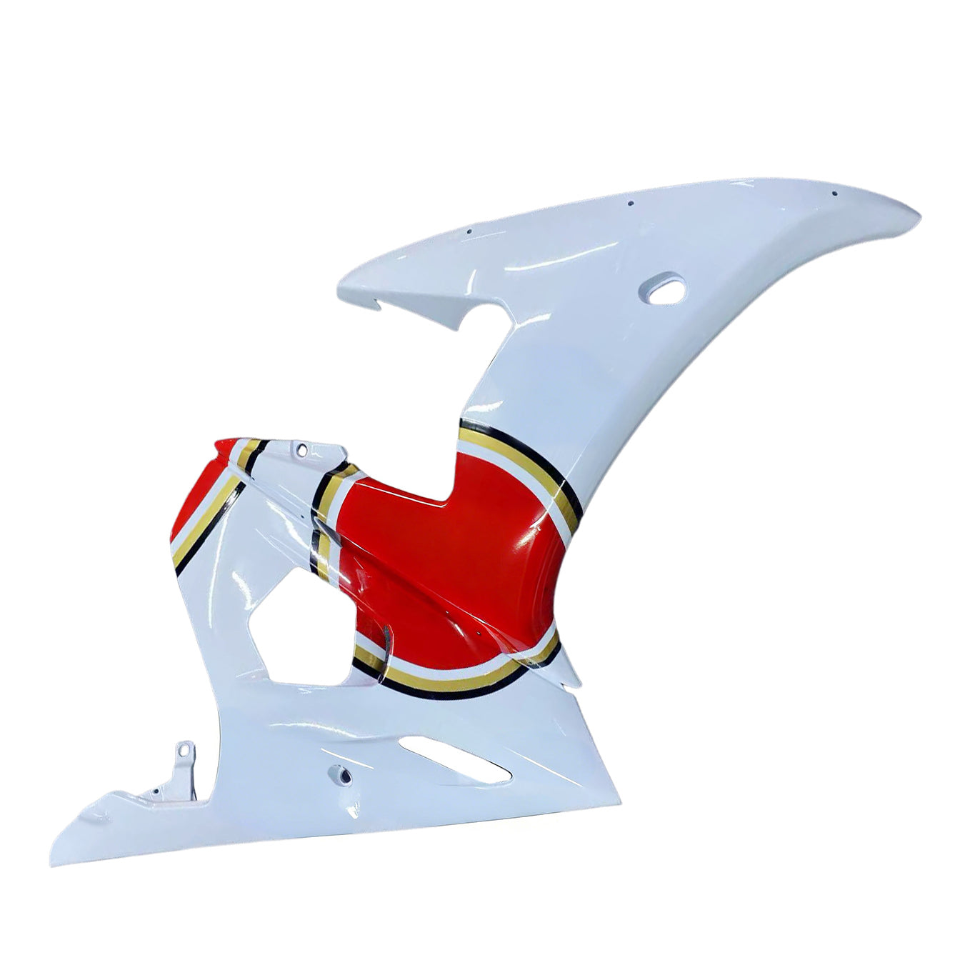2003-2004 Yamaha R6 & 2006-2009 YZF R6S Kuip Rood&Witte kleurenset