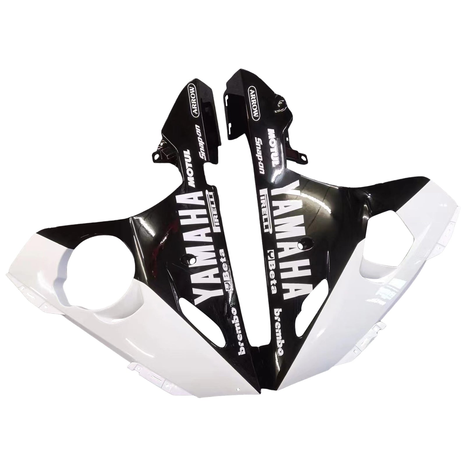 2003-2004 Yamaha R6 & 2006-2009 YZF R6S Fairing White&Black Color Kit