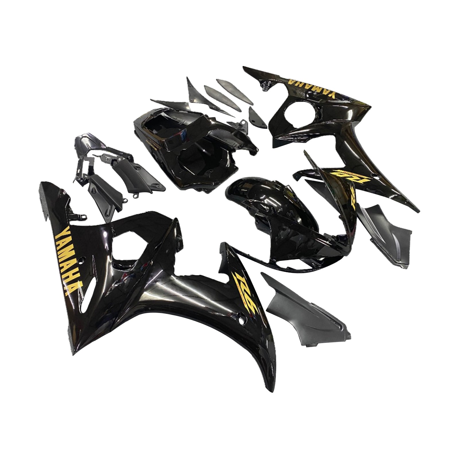 2003-2004 Yamaha YZF 600 R6 2006-2009 R6S Amotopart Injection Fairing Kit Bodywork Plastic ABS #140