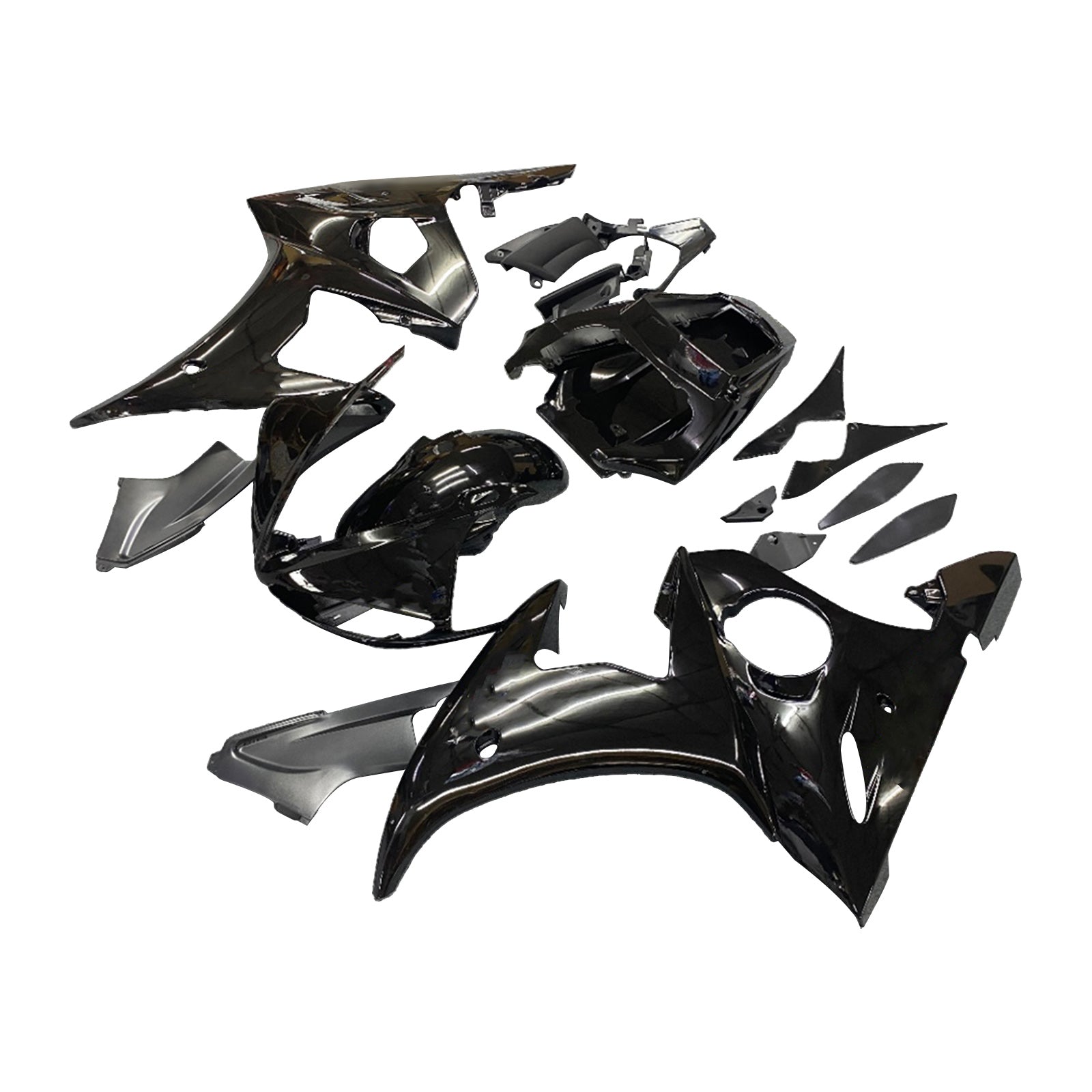 2003-2004 Yamaha YZF 600 R6 2006-2009 R6S Amotopart Injectie Kuipset Carrosserie Kunststof ABS #140