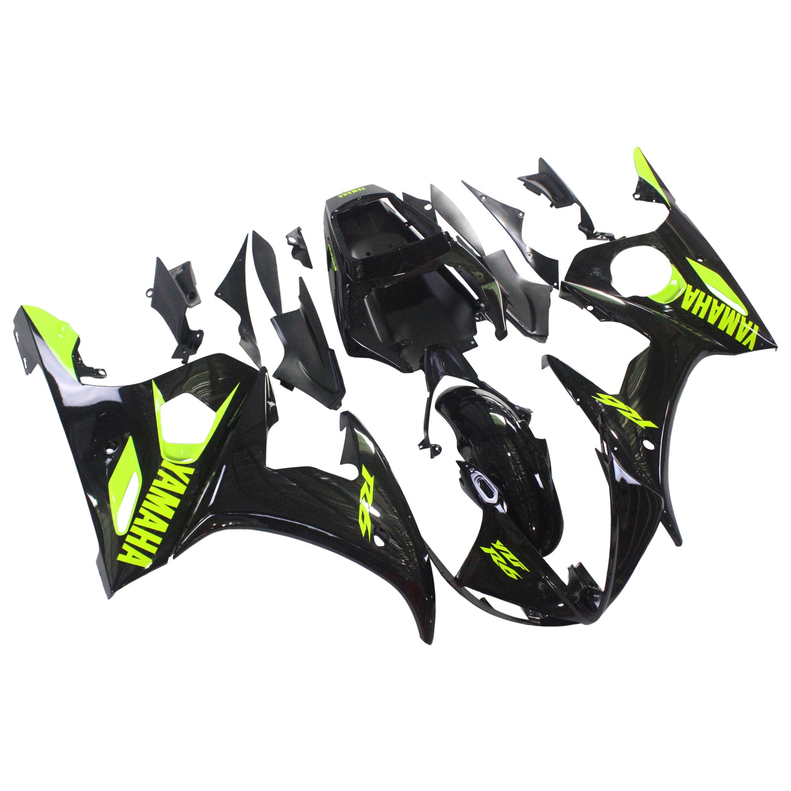 2003-2004 Yamaha YZF 600 R6 2006-2009 R6S Amotopart Injection Fairing Kit Bodywork Plastic ABS #149