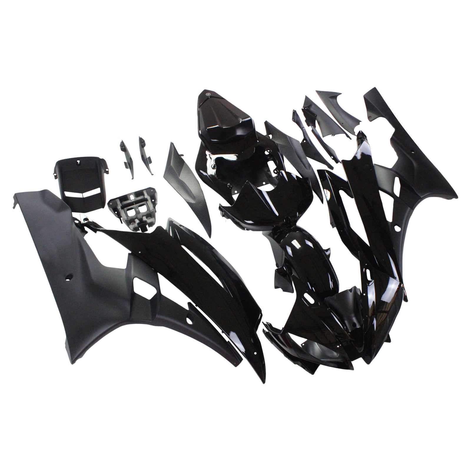 2006-2007 Yamaha YZF-R6 Carénages Contraste Noir R6 Racing Générique