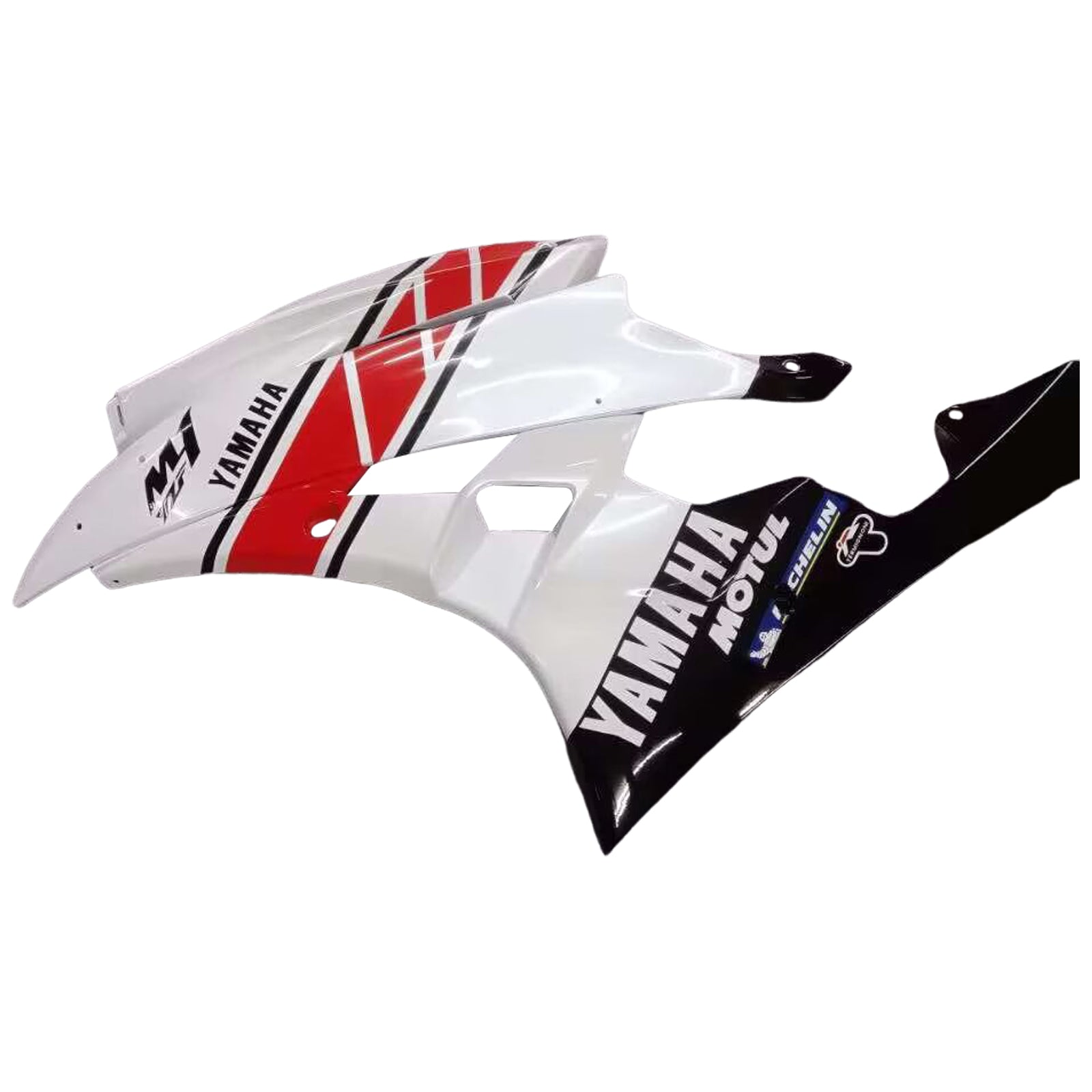 2006-2007 Yamaha YZF-R6 Carénages Blanc Rouge Noir R6 Racing Generic