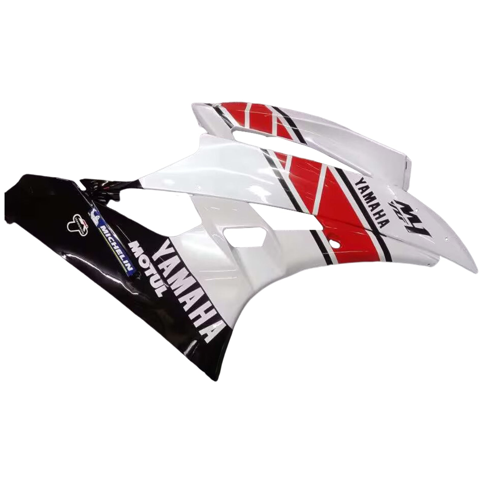 2006-2007 Yamaha YZF-R6 Carénages Blanc Rouge Noir R6 Racing Generic