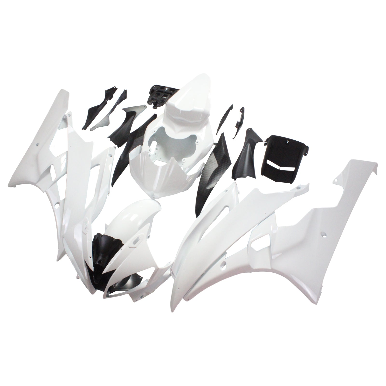 2006-2007 Yamaha YZF 600 R6 Amotopart Injection Fairing Kit Bodywork Plastic ABS #103