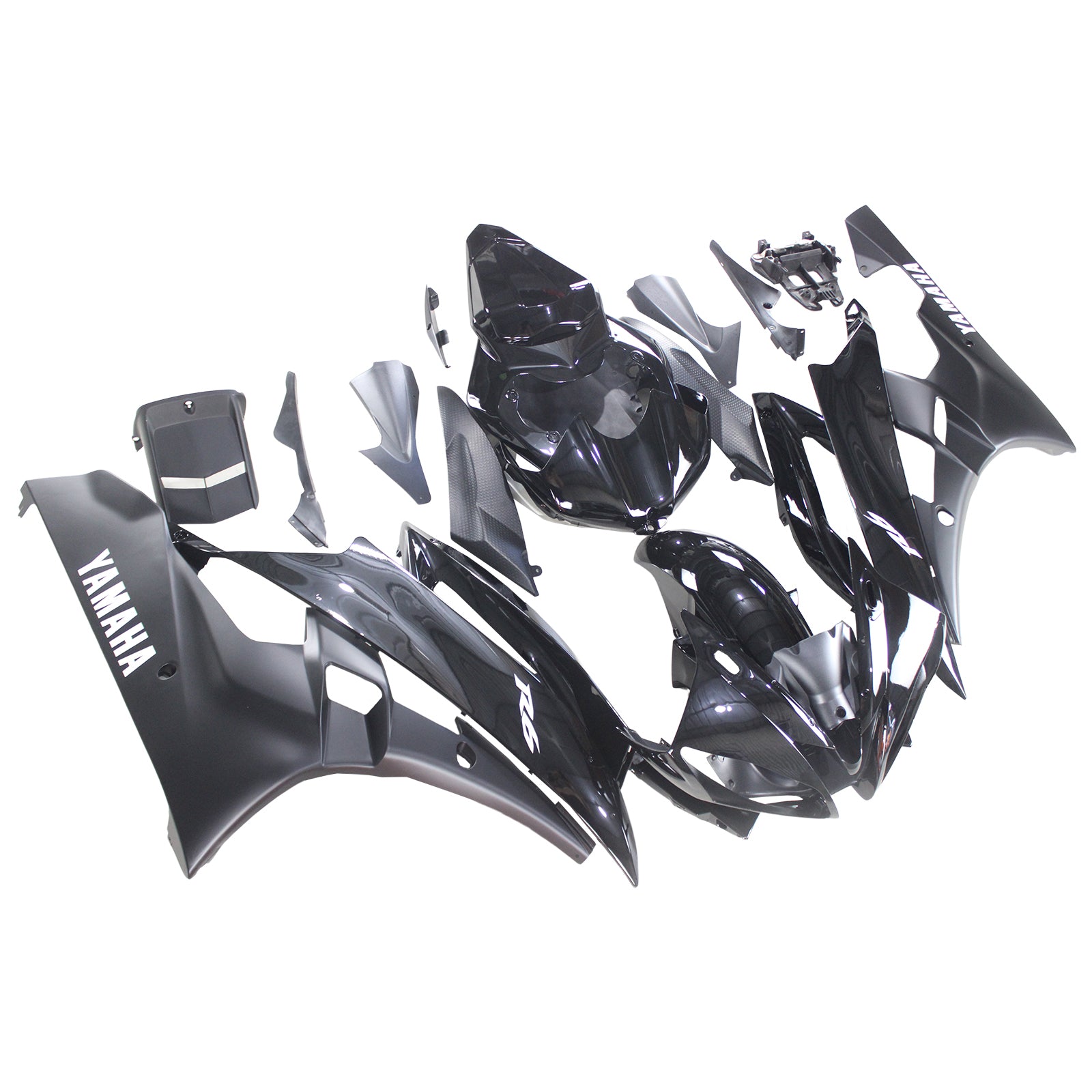 2006-2007 Yamaha YZF 600 R6 Amotopart Injection Fairing Kit Bodywork Plastic ABS #107