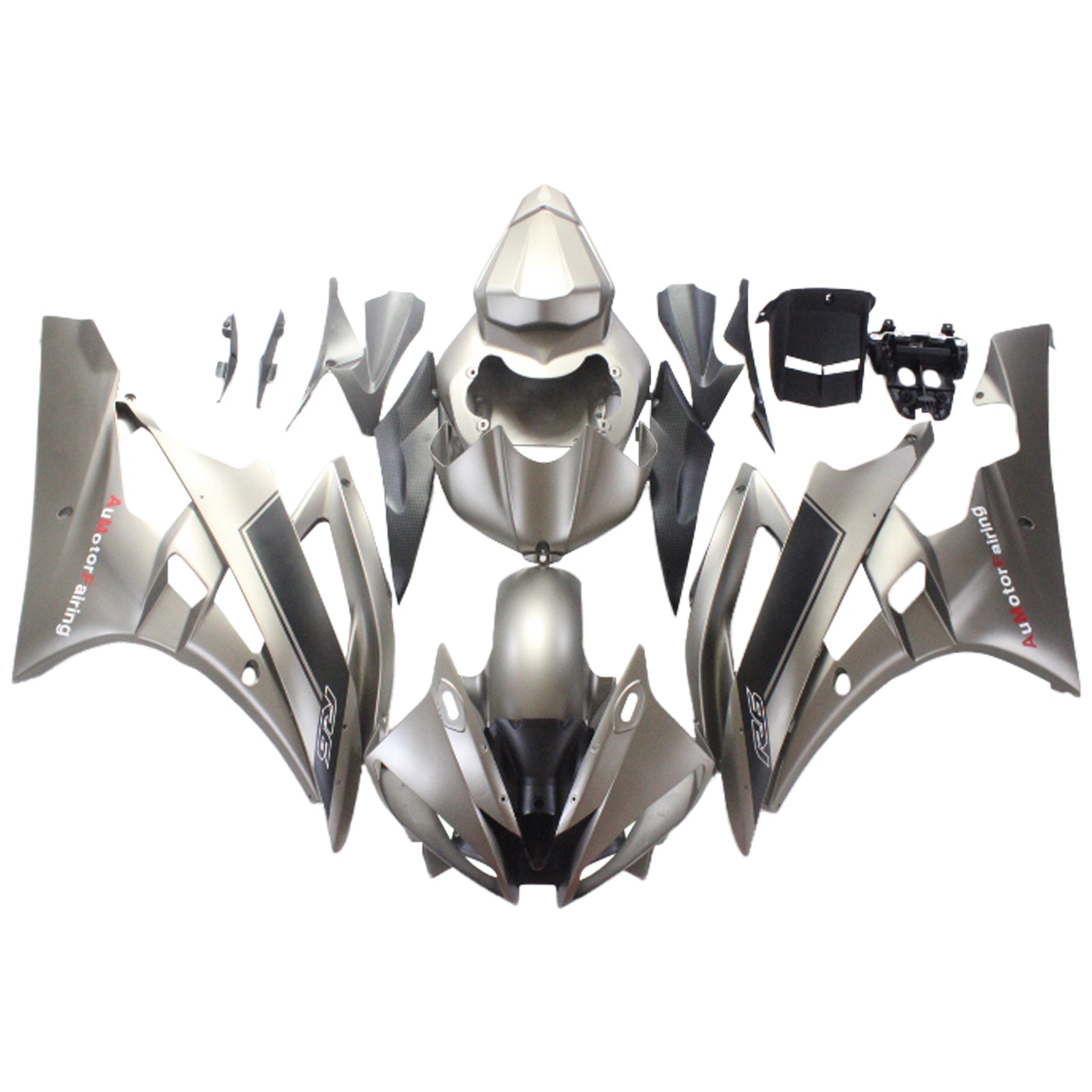 2006-2007 YAMAHA YZF 600 R6 Injektionsmässa kit Bodywork Plastic ABS #155
