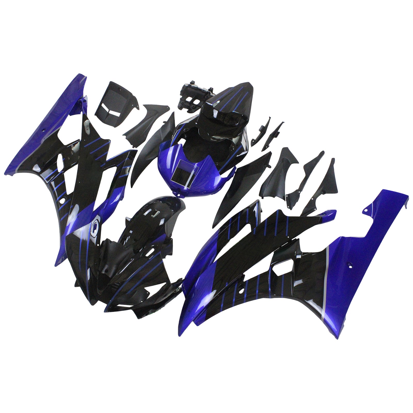 2006-2007 Yamaha YZF 600 R6 kuipset carrosserie kunststof ABS