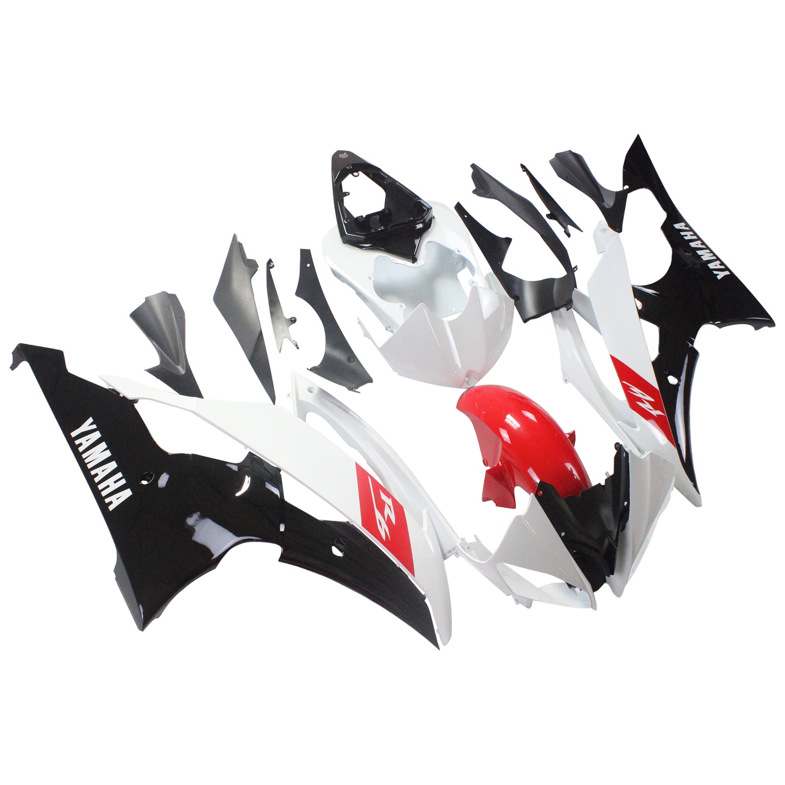 2008-2016 Yamaha YZF 600 R6 Amotopart Injection Fairing Kit Bodywork Plastic ABS #121