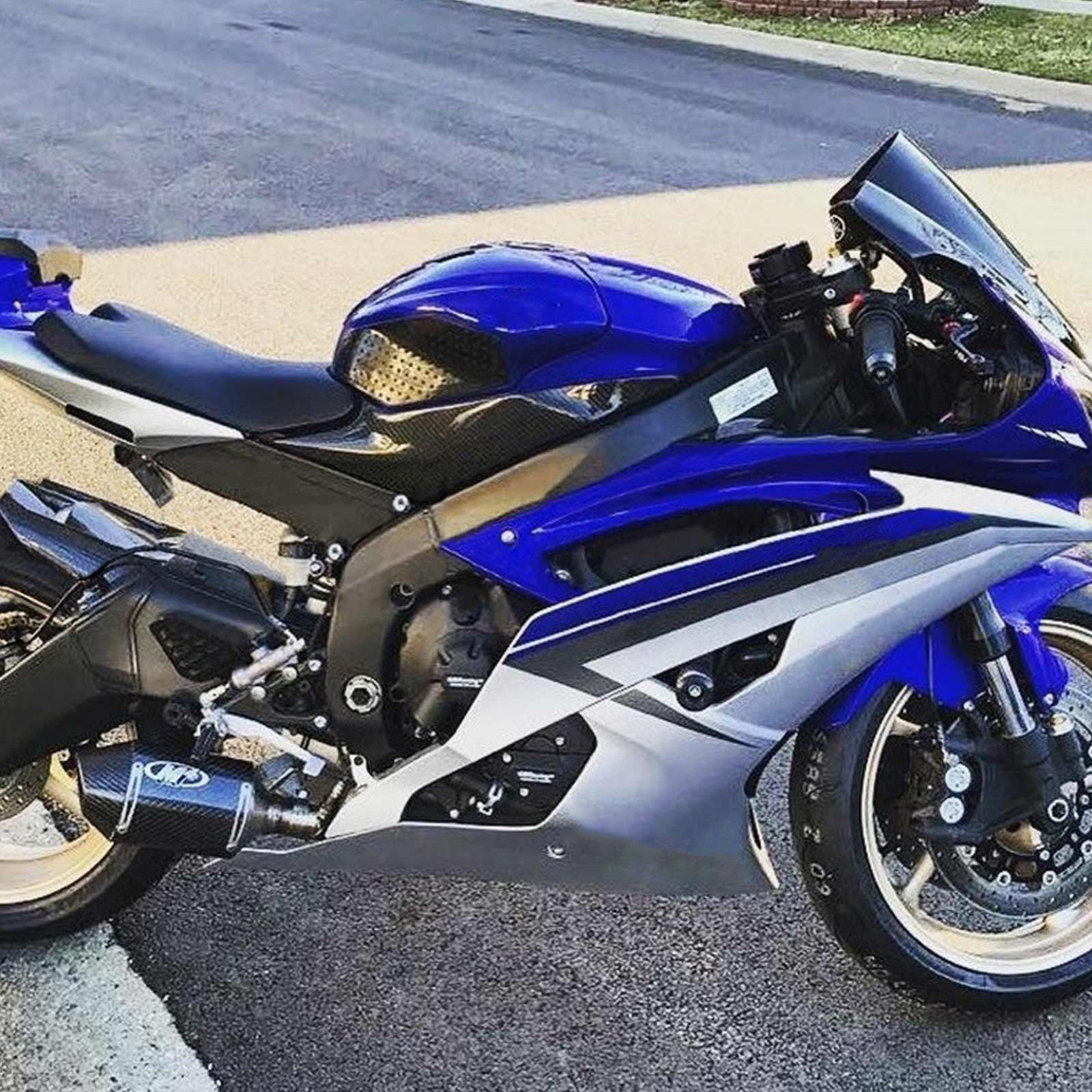 2008-2016 Yamaha YZF 600 R6 Amotopart Kit de carenado de inyección Carrocería Plástico ABS # 139