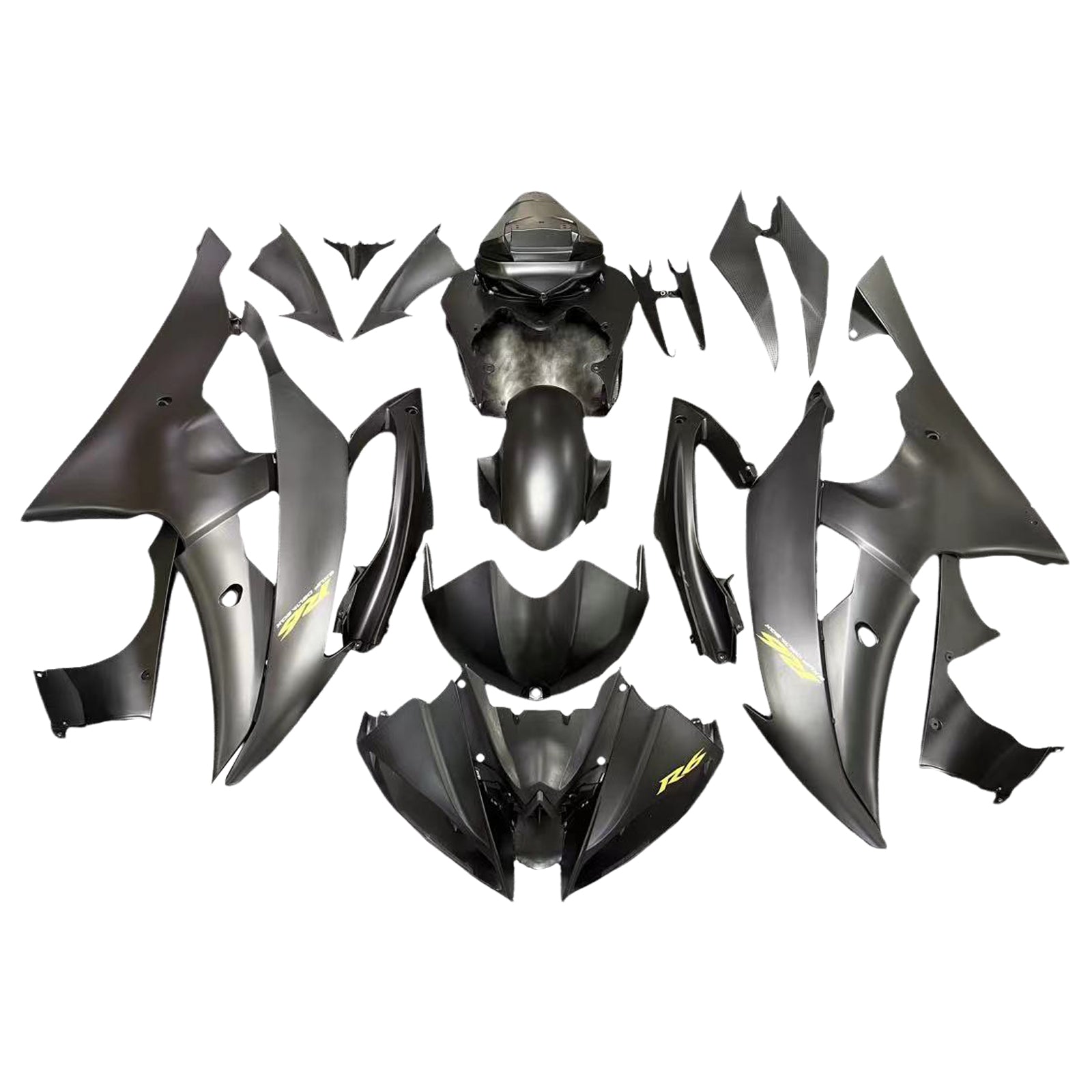 2008-2016 Yamaha YZF 600 R6 Injectiekuipset Carrosserie Kunststof ABS #176