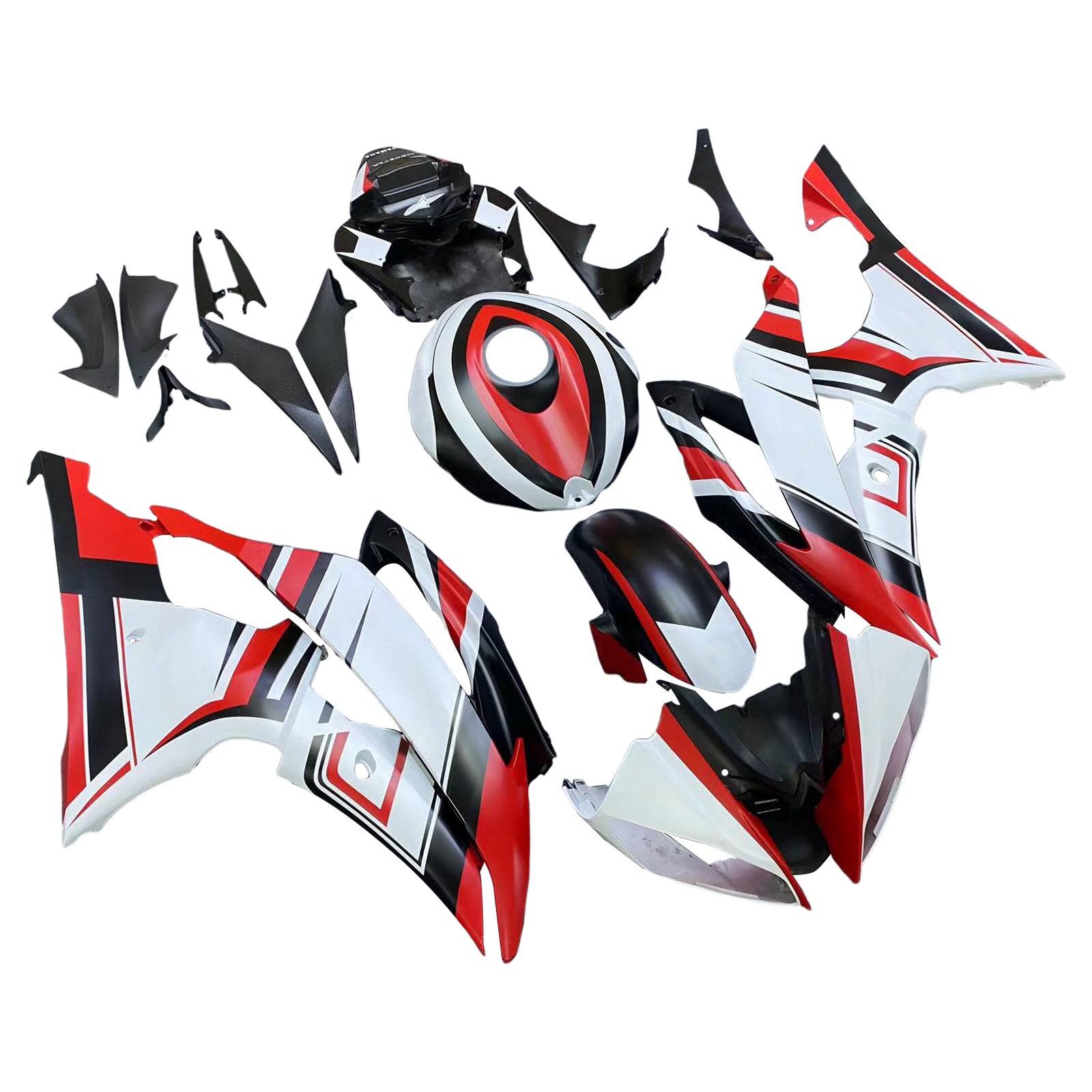 2008-2016 Yamaha YZF 600 R6 Injectiekuipset Carrosserie Kunststof ABS #186