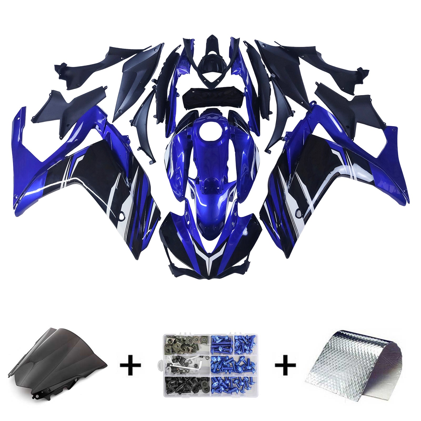 2014-2018 YAMAHA YZF-R3 2015-2017 R25 Amotopart Injection Fairing Kit Bodywork ABS #108