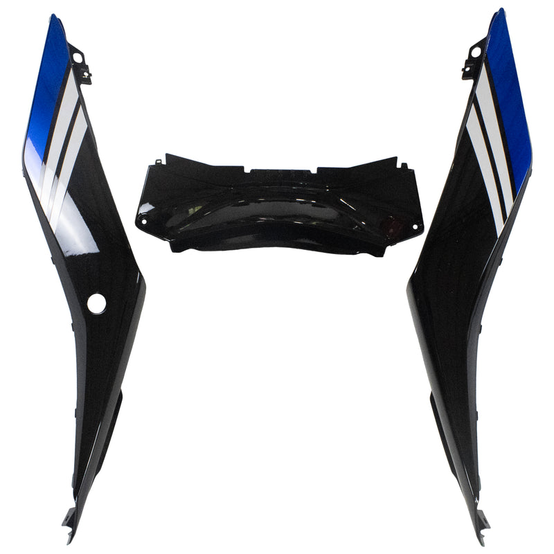 Amotopart Fairing Kit Yamaha 2014-2018 YZF R3 & 2015-2017 YZF R25 Black Blue R Fairing Kit