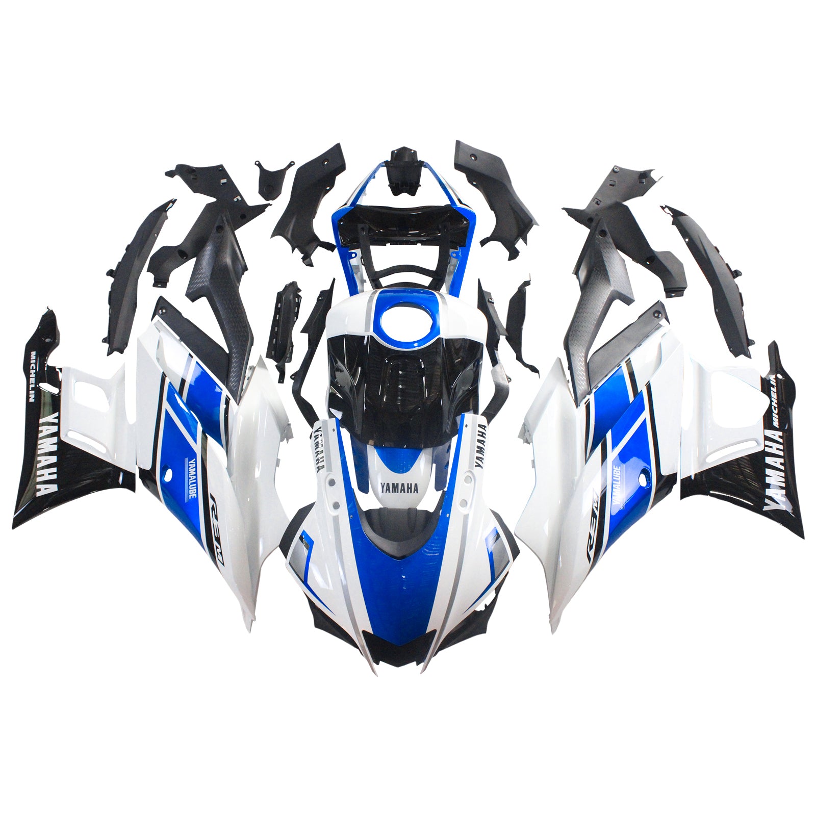 2019-2021 Yamaha YZF-R3 R25 Amotopart Injection Fairing Kit Bodywork Plastic ABS #116