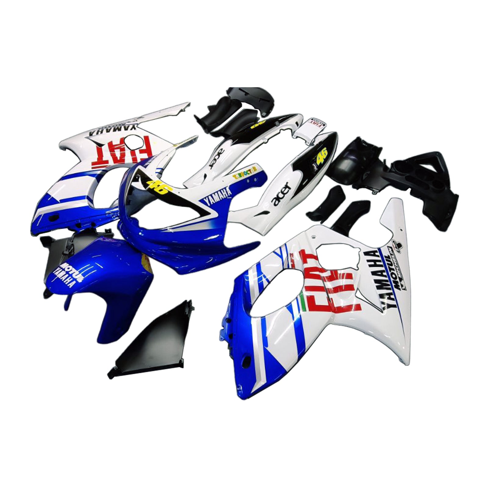 1996-2007 Yamaha YZF 600R Thundercat Amotopart Injection Fairing Kit Bodywork Plastic ABS #105