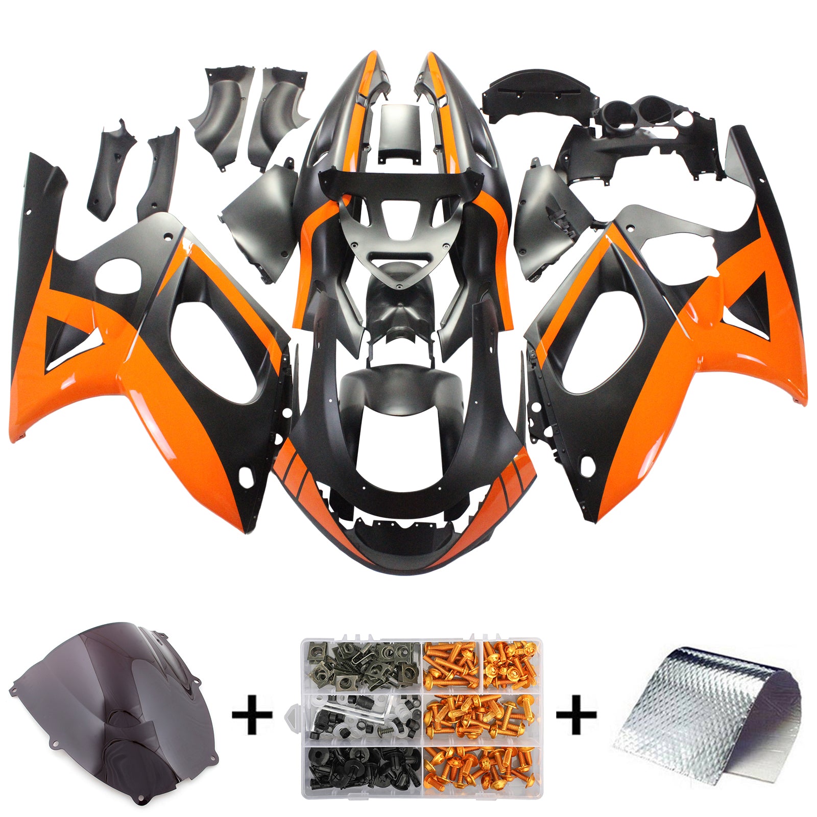 1996-2007 Yamaha YZF 600R Thundercat Amotopart Injection Fairing Kit Bodywork Plastic ABS #108