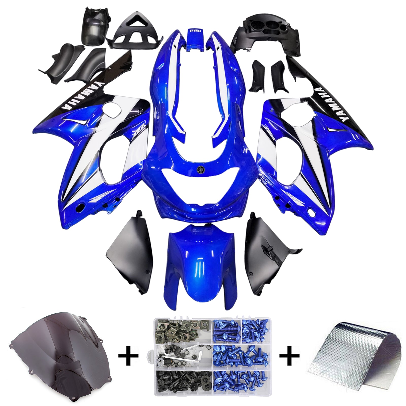 1996-2007 Yamaha YZF 600R Thundercat Amotopart Injection Fairing Kit Bodywork Plastic ABS #112