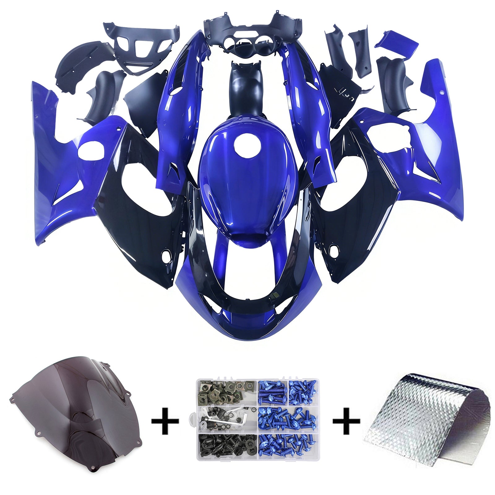1996-2007 Yamaha YZF 600R Thundercat Kit de carenado de inyección Carrocería Plástico ABS