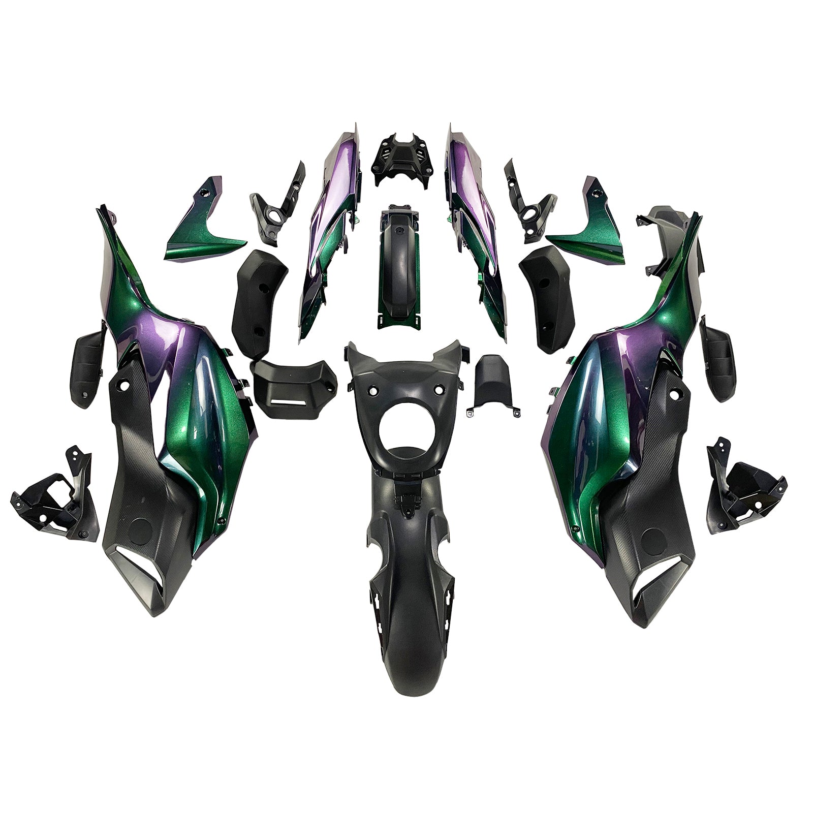 2012-2017 Yamaha MT-07 FZ-07 Kit de carénage injection de carrosserie en plastique Abs