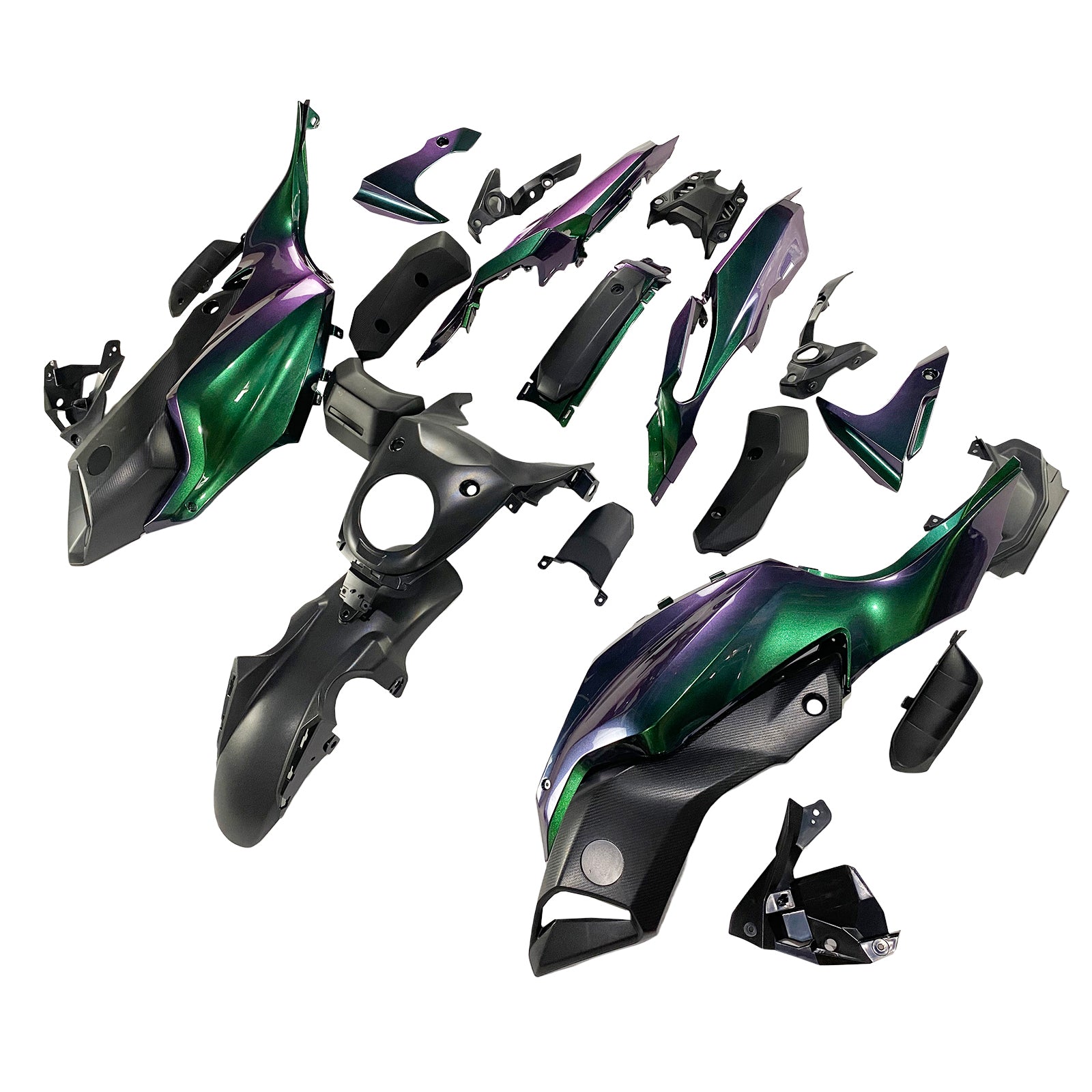 2012-2017 Yamaha MT-07 FZ-07 Kit de carénage injection de carrosserie en plastique Abs