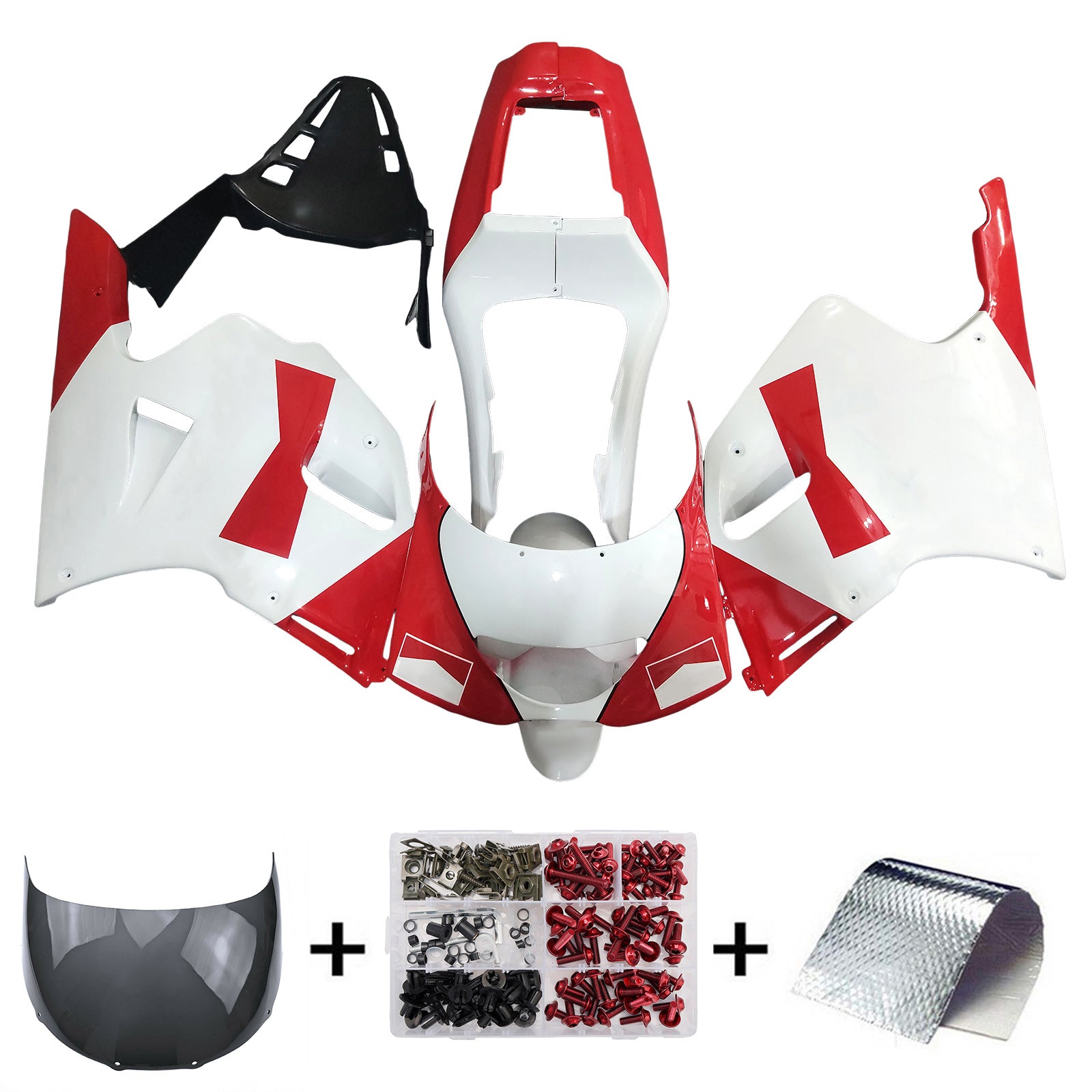 1991-1994 Yamaha TZR 250 Amotopart Kit de carenado de inyección Carrocería Plástico ABS # 102