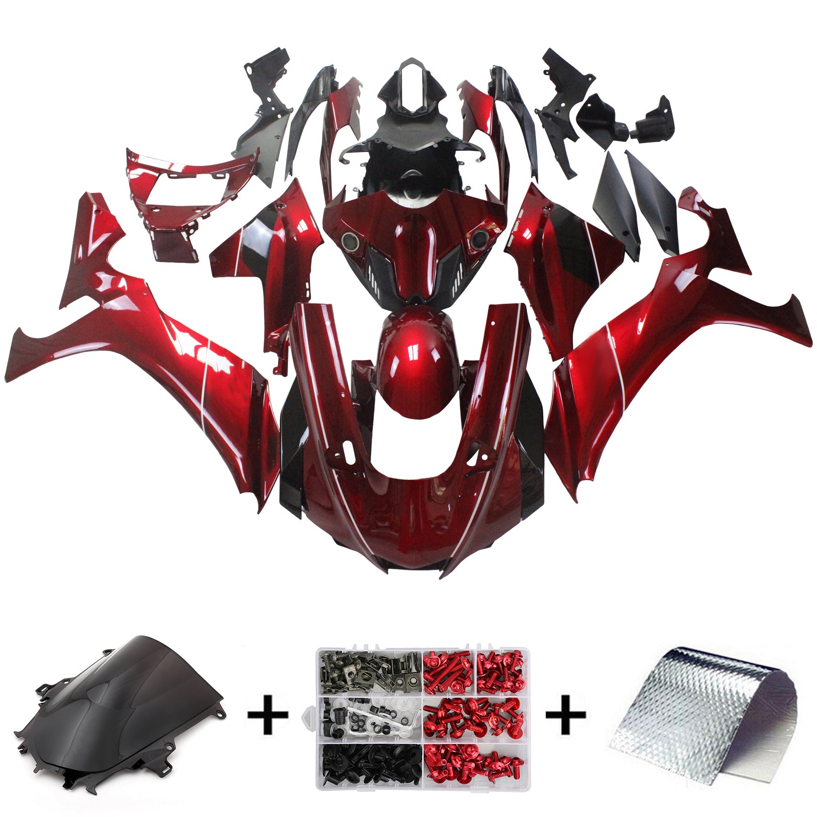 2020-2025 Yamaha YZF R1 Injectiekuipset Carrosserie Kunststof ABS #101